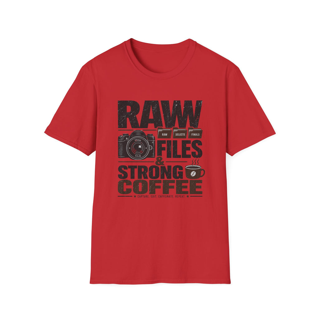 Raw Files & Strong Coffee T-Shirt