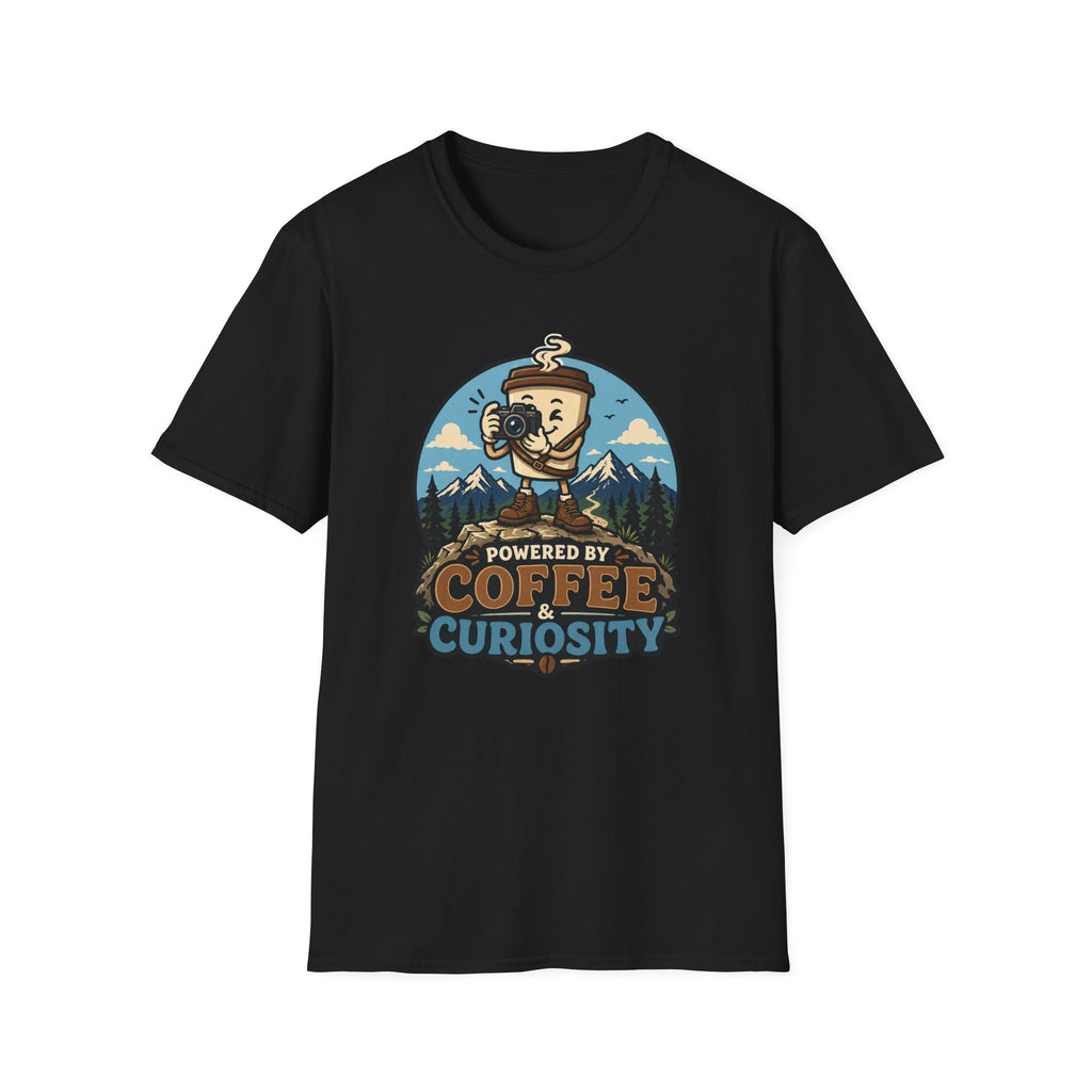Powered by Coffee & Curiousity T-Shirt