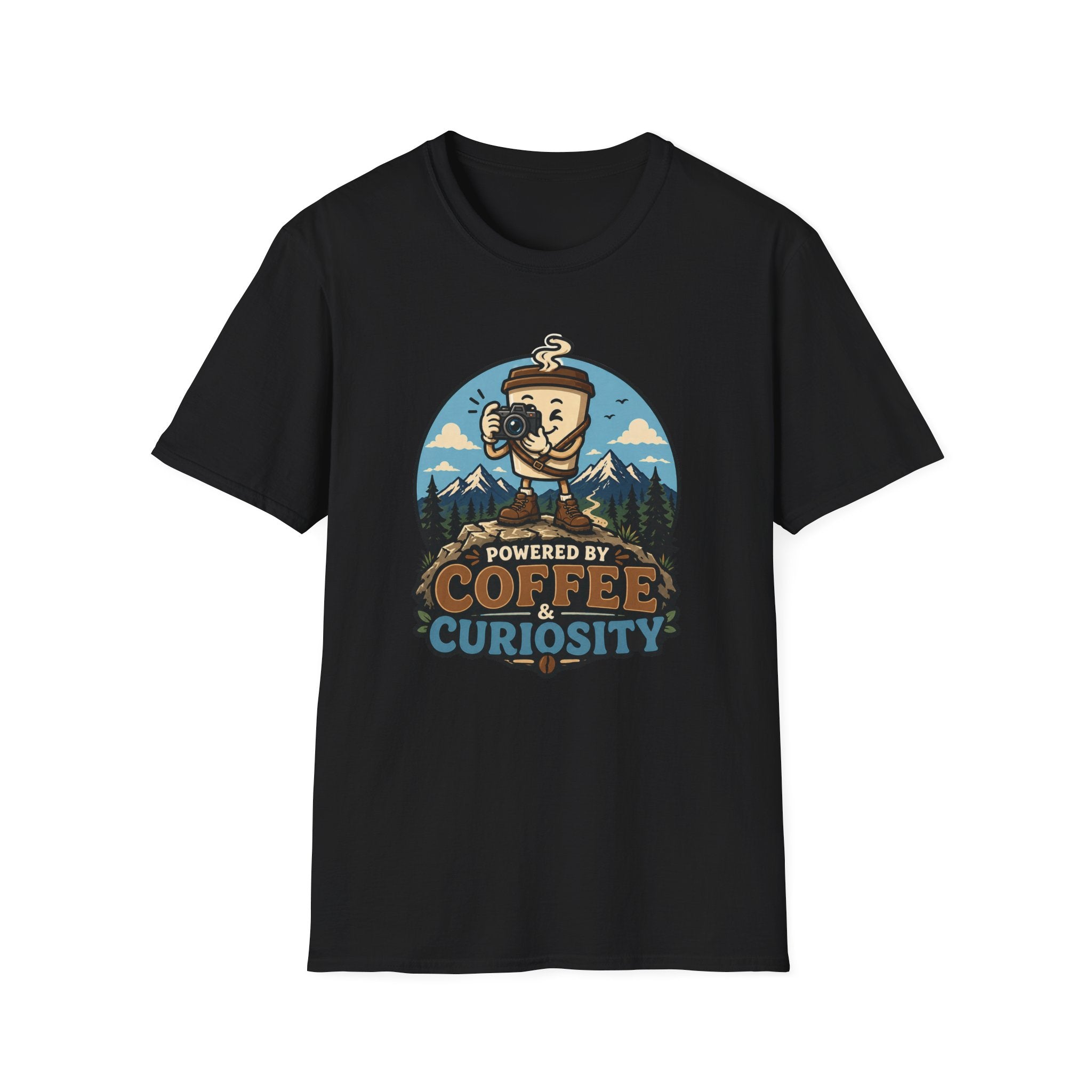Powered by Coffee & Curiousity T-Shirt