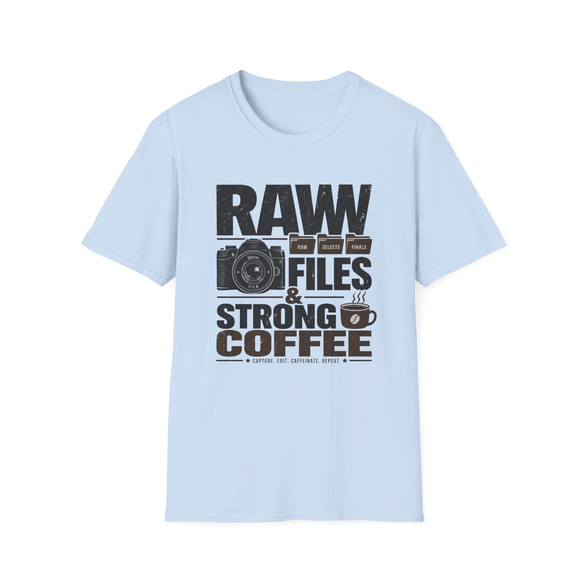 Raw Files & Strong Coffee T-Shirt
