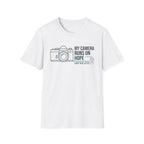 My Camera Runs on Hope & Latte T-Shirt