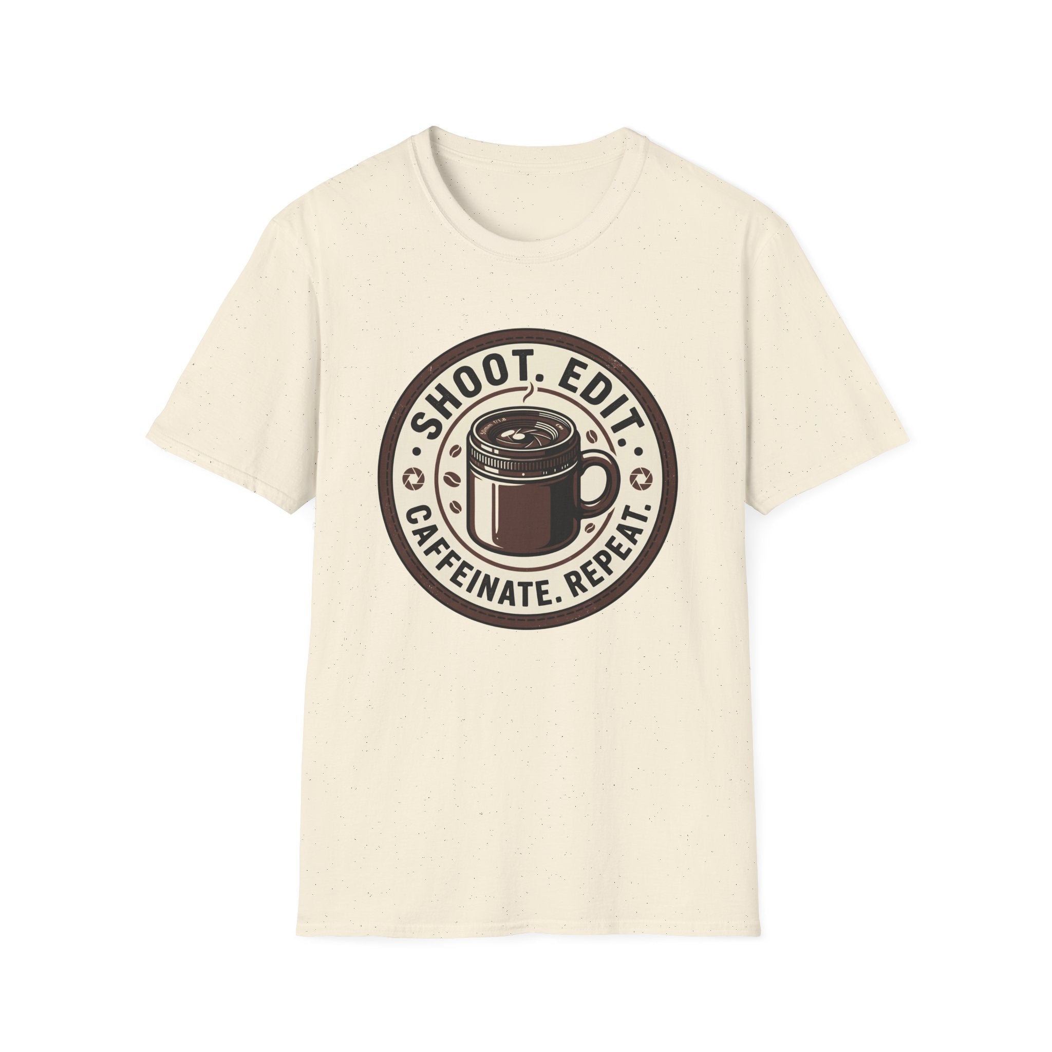 Shoot Edit Caffeinated Repeat T-Shirt