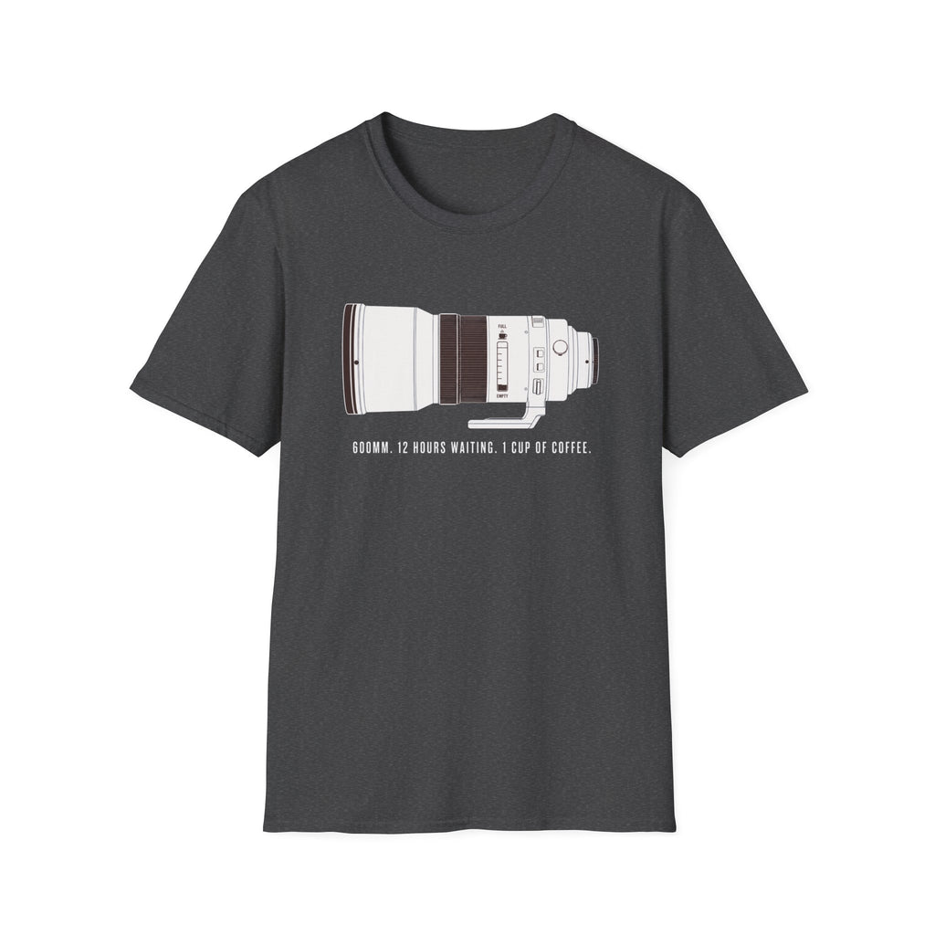 Telephoto Lens With Coffee Motif T-shirt