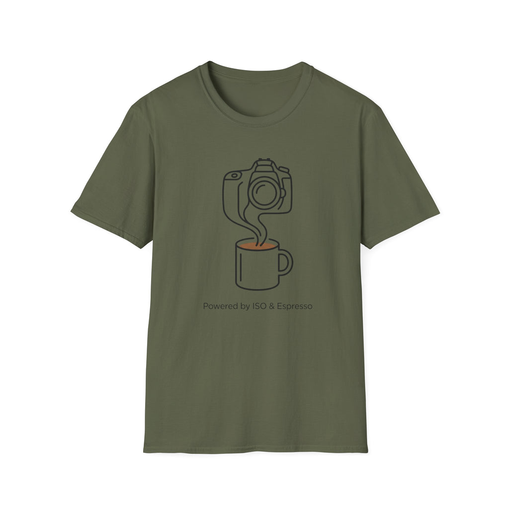 Powered by ISO & Espresso 2 T-Shirt