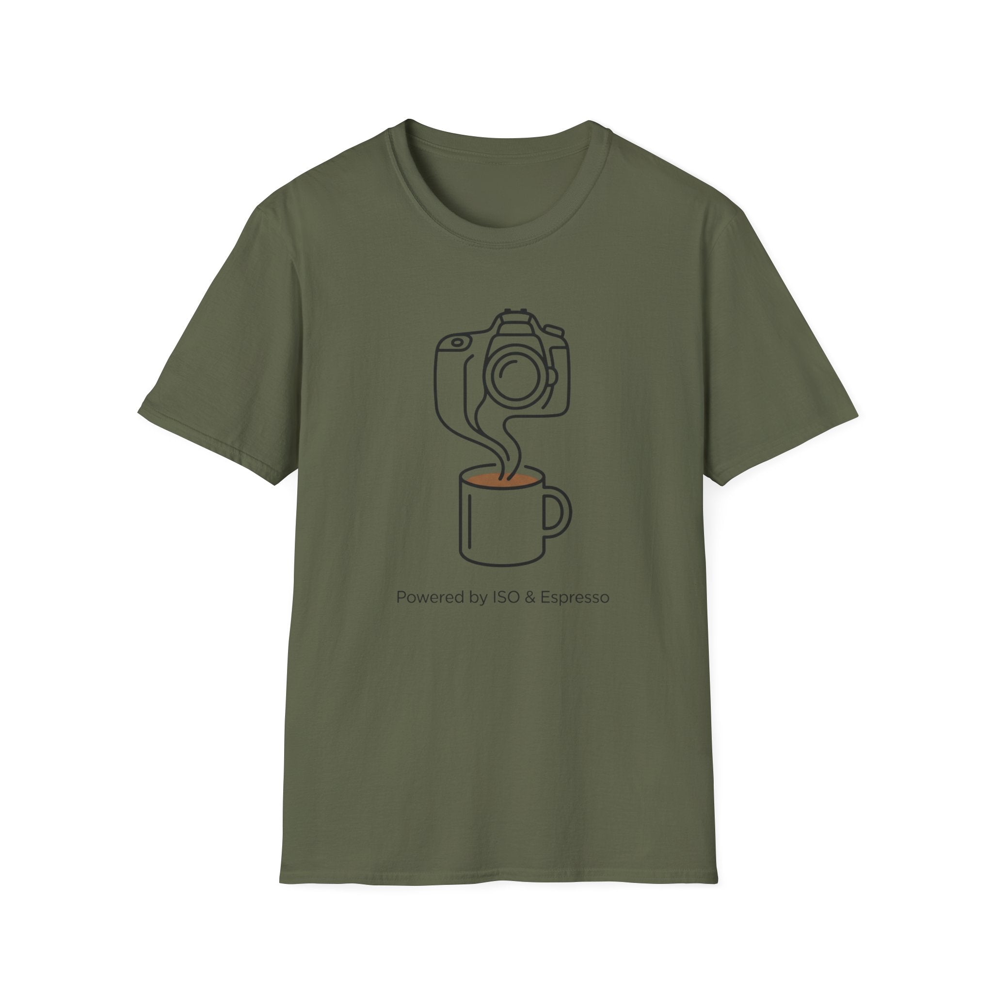 Powered by ISO & Espresso 2 T-Shirt