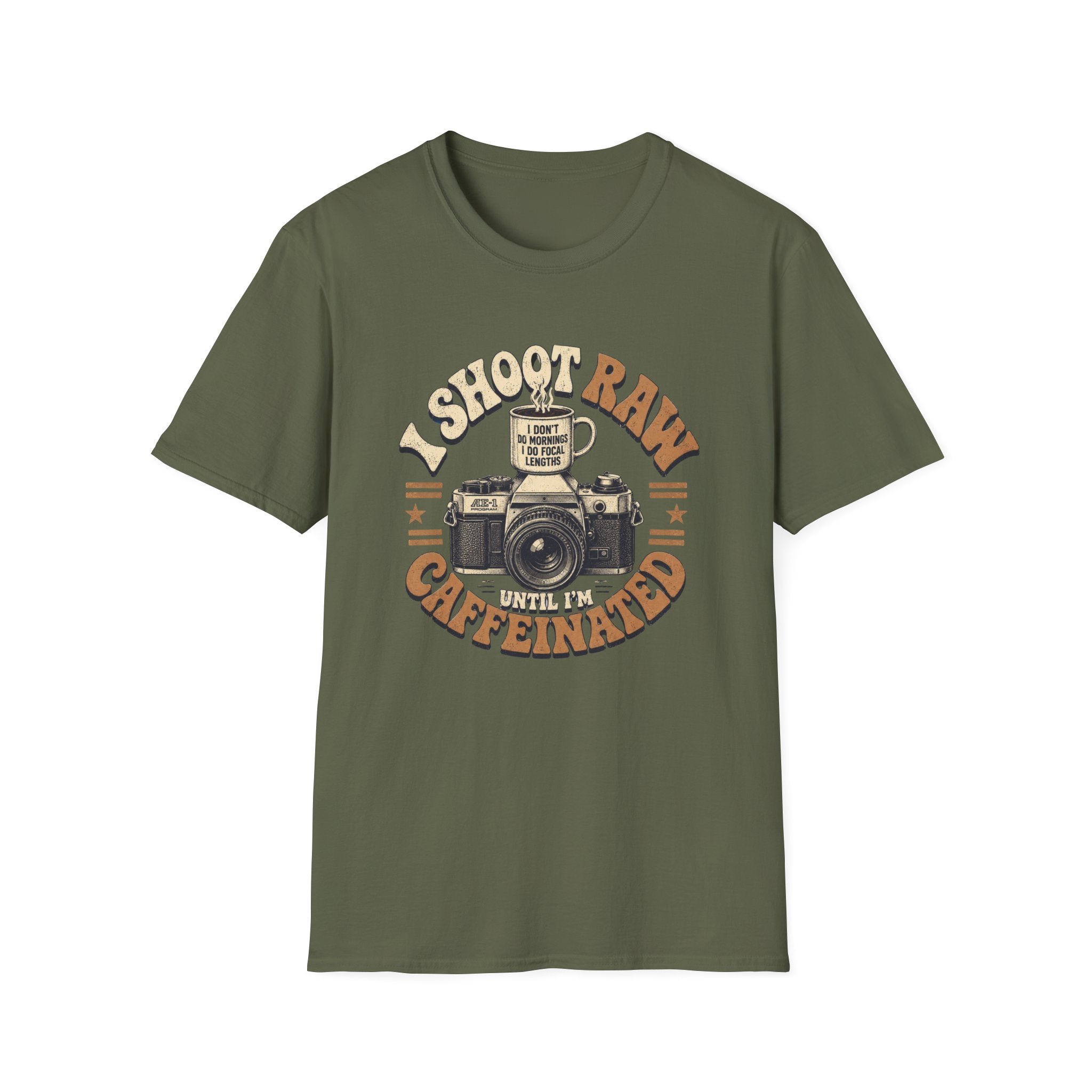 Shoot Raw, Coffee First - Tshirt