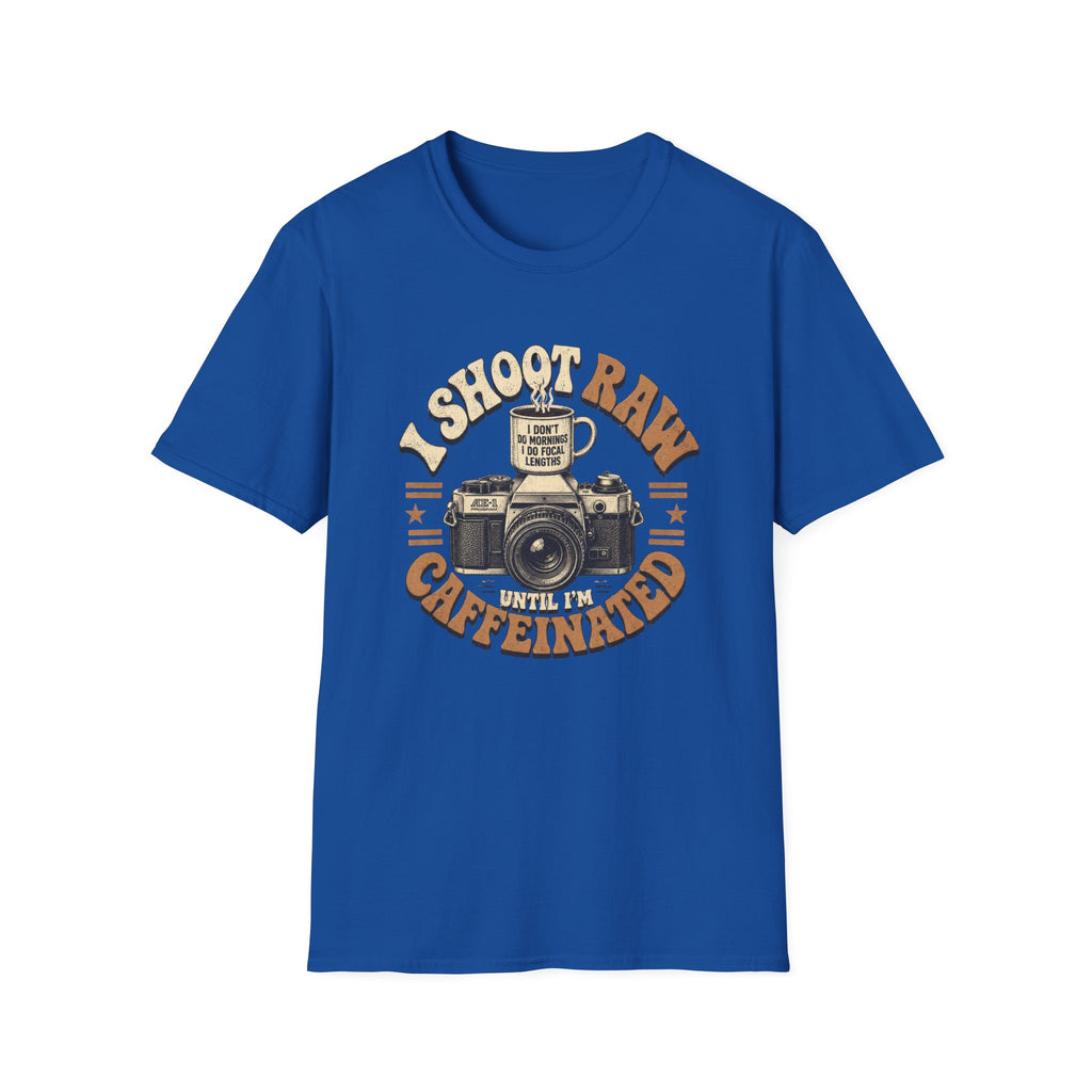 Shoot Raw, Coffee First - Tshirt