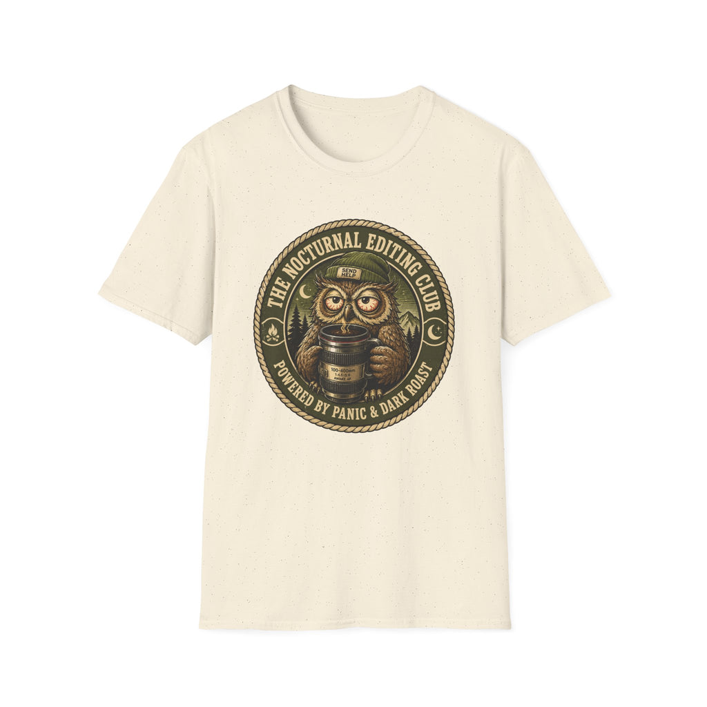 Nocturnal Editing Club Logo - Tshirt