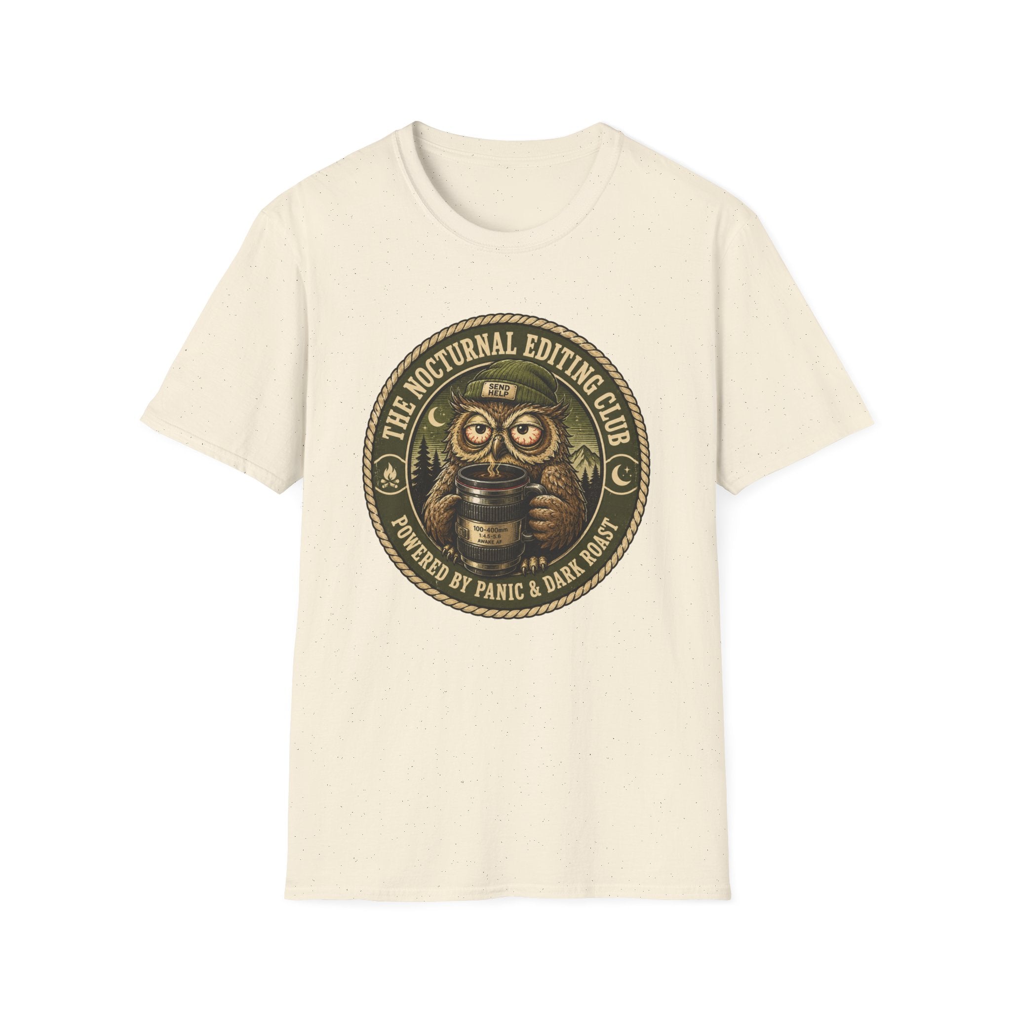 Nocturnal Editing Club Logo - Tshirt