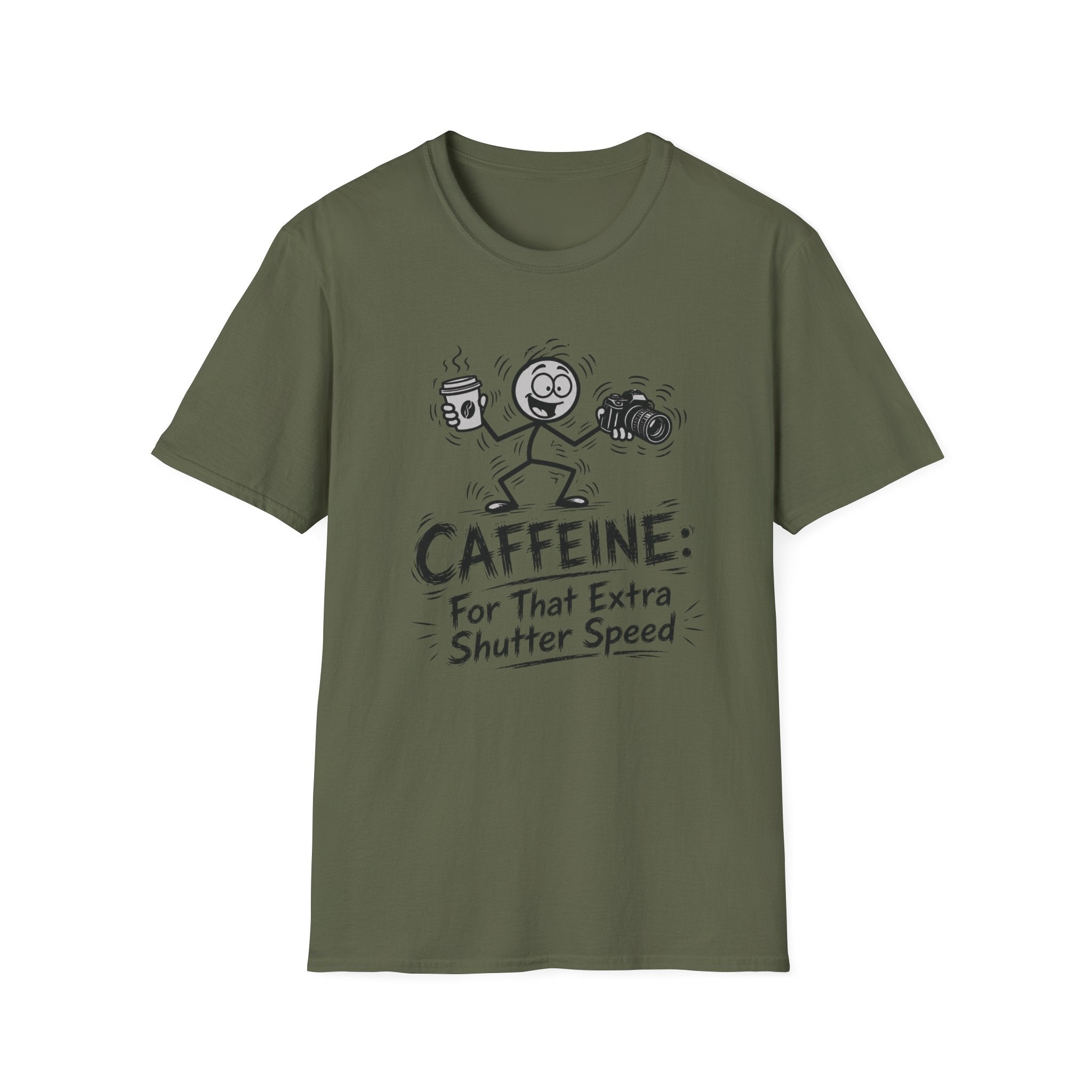 Caffeine For That Extra Shutter Speed 2 T-Shirt