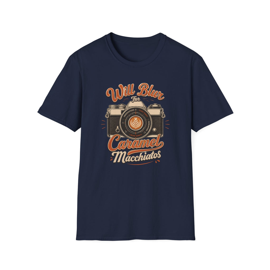 Will Blur For Caramel Macchiatos T-shirt