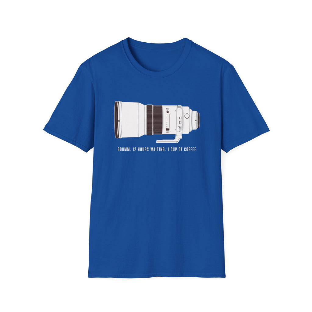 Telephoto Lens With Coffee Motif T-shirt