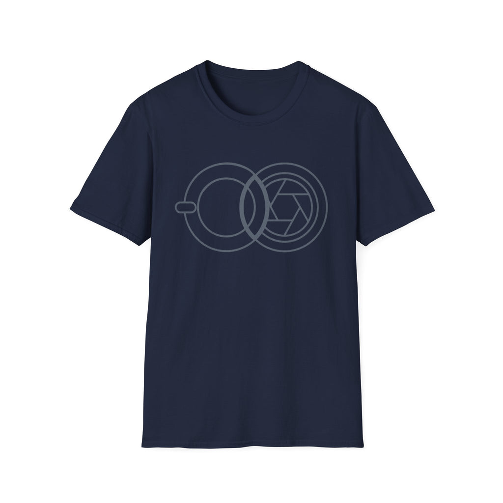 Geometric Cup & Lens Line T-Shirt