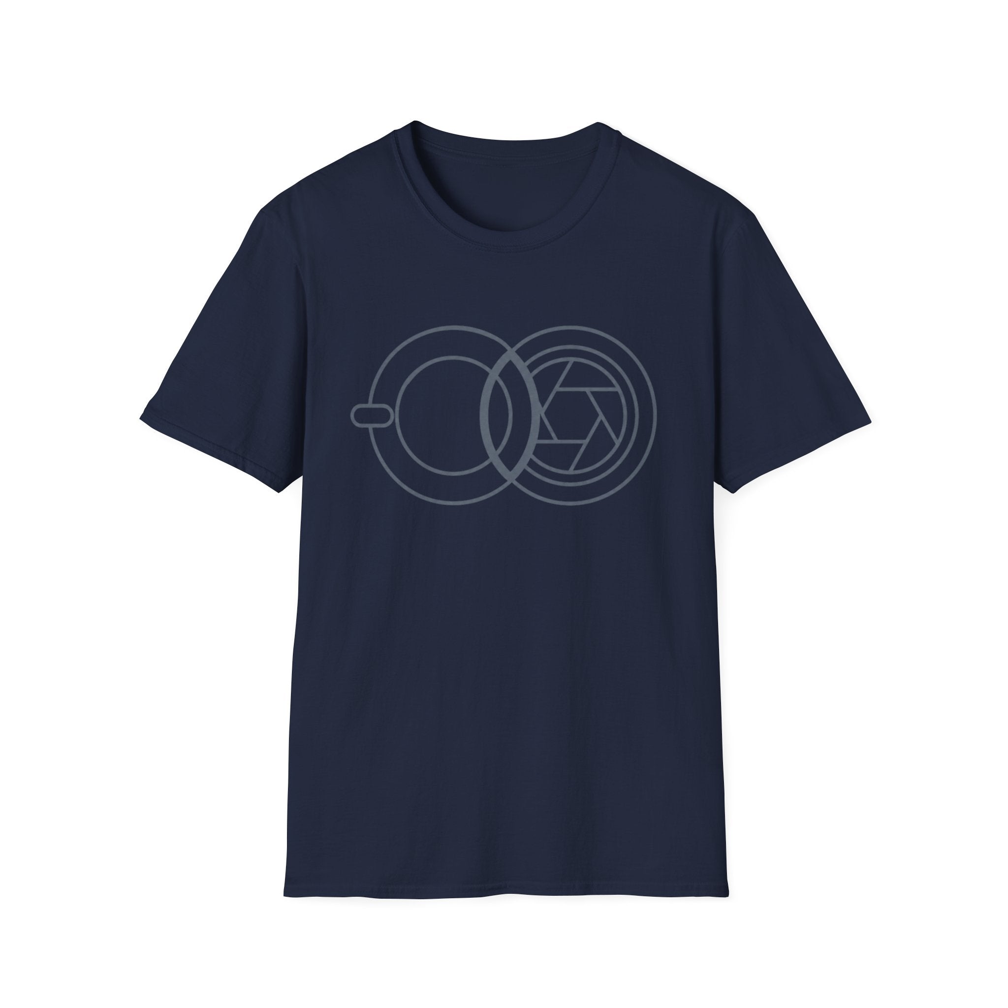 Geometric Cup & Lens Line T-Shirt
