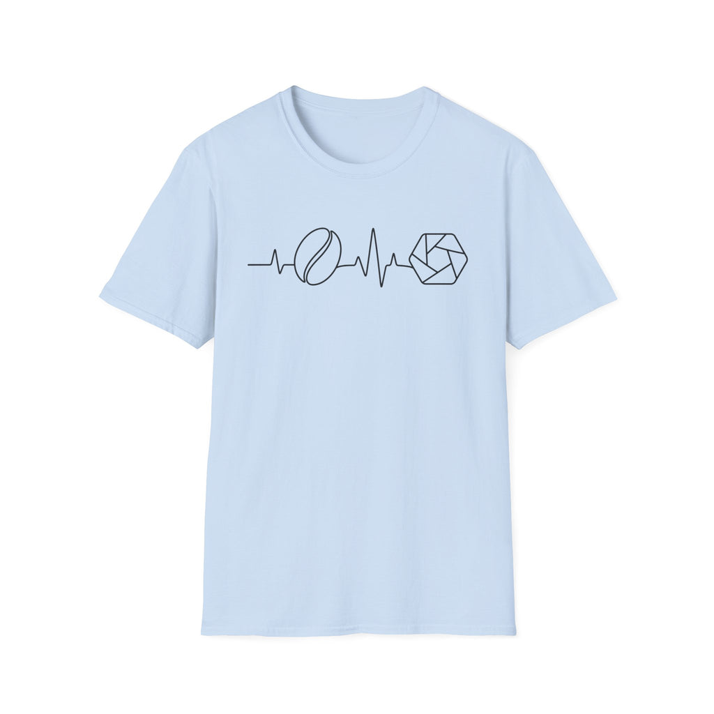 Coffee Lens Heartbeat T-Shirt