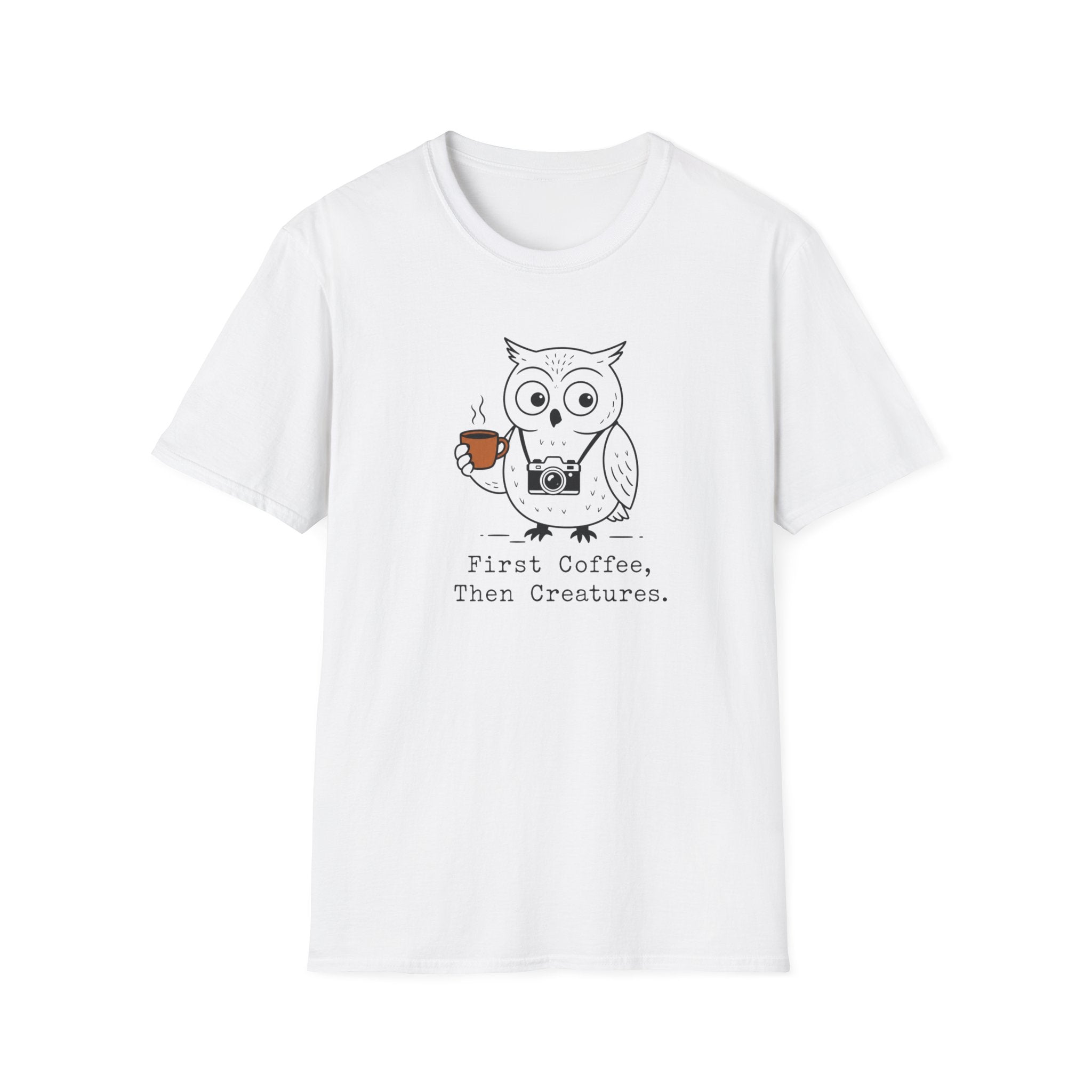 First Coffee, Then Creatures T-shirt