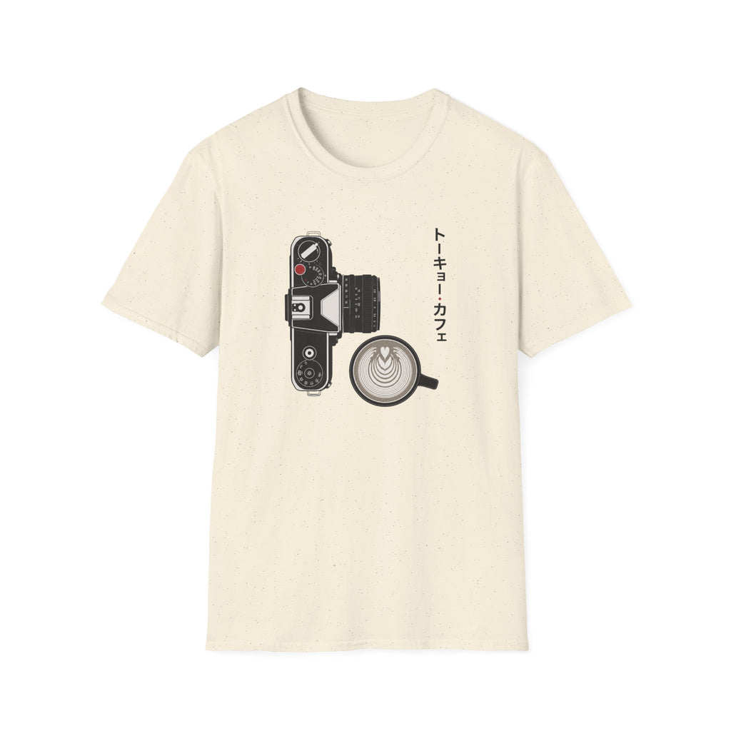 Coffee & Camera in Tokyo style T-shirt