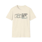 My Camera Runs on Hope & Latte T-Shirt
