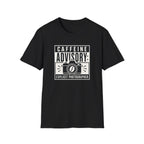 Caffeine Advisory Explicit Photographer T-shirt