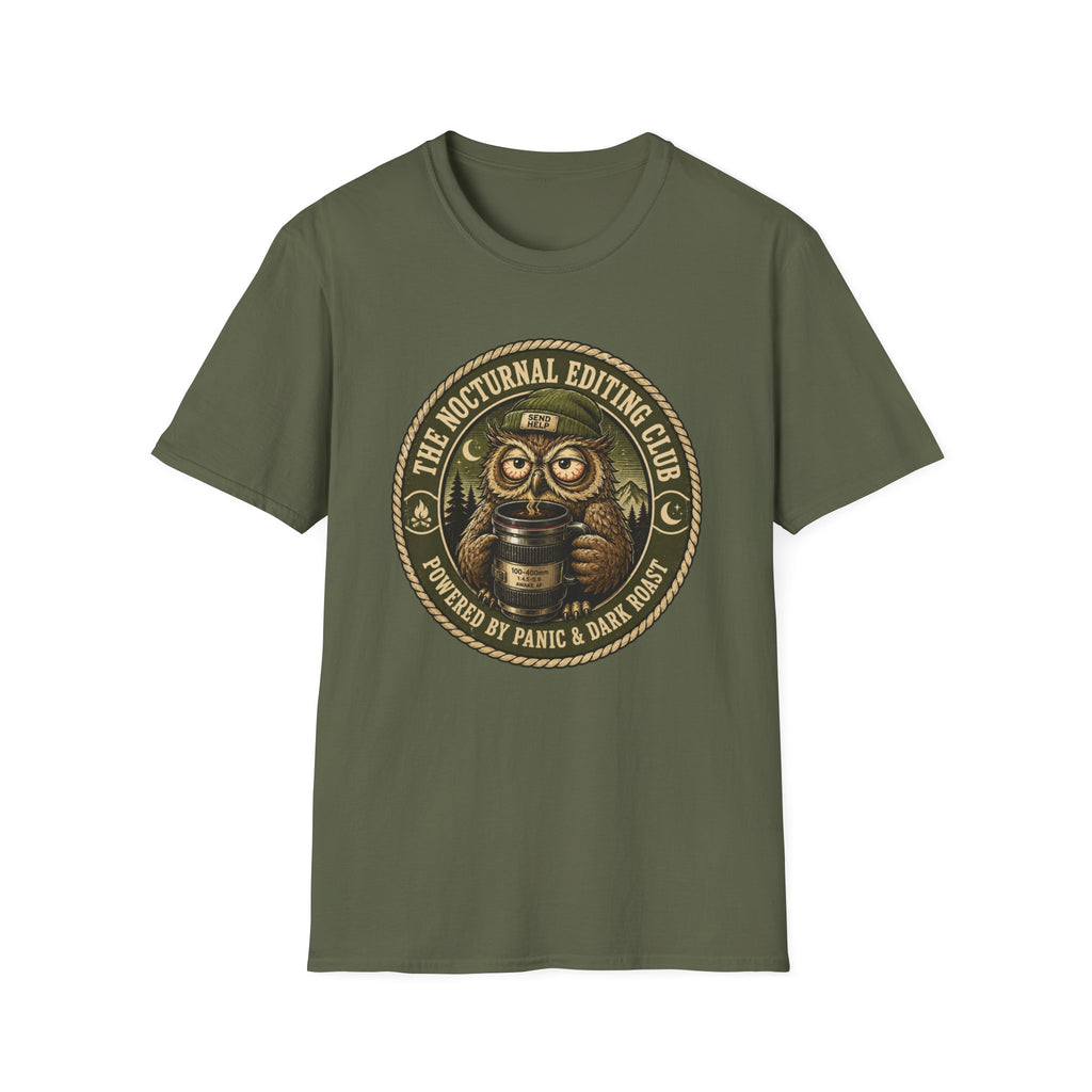 Nocturnal Editing Club Logo - Tshirt