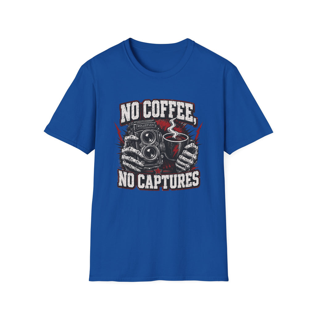 No Coffee, No Captures T-Shirt