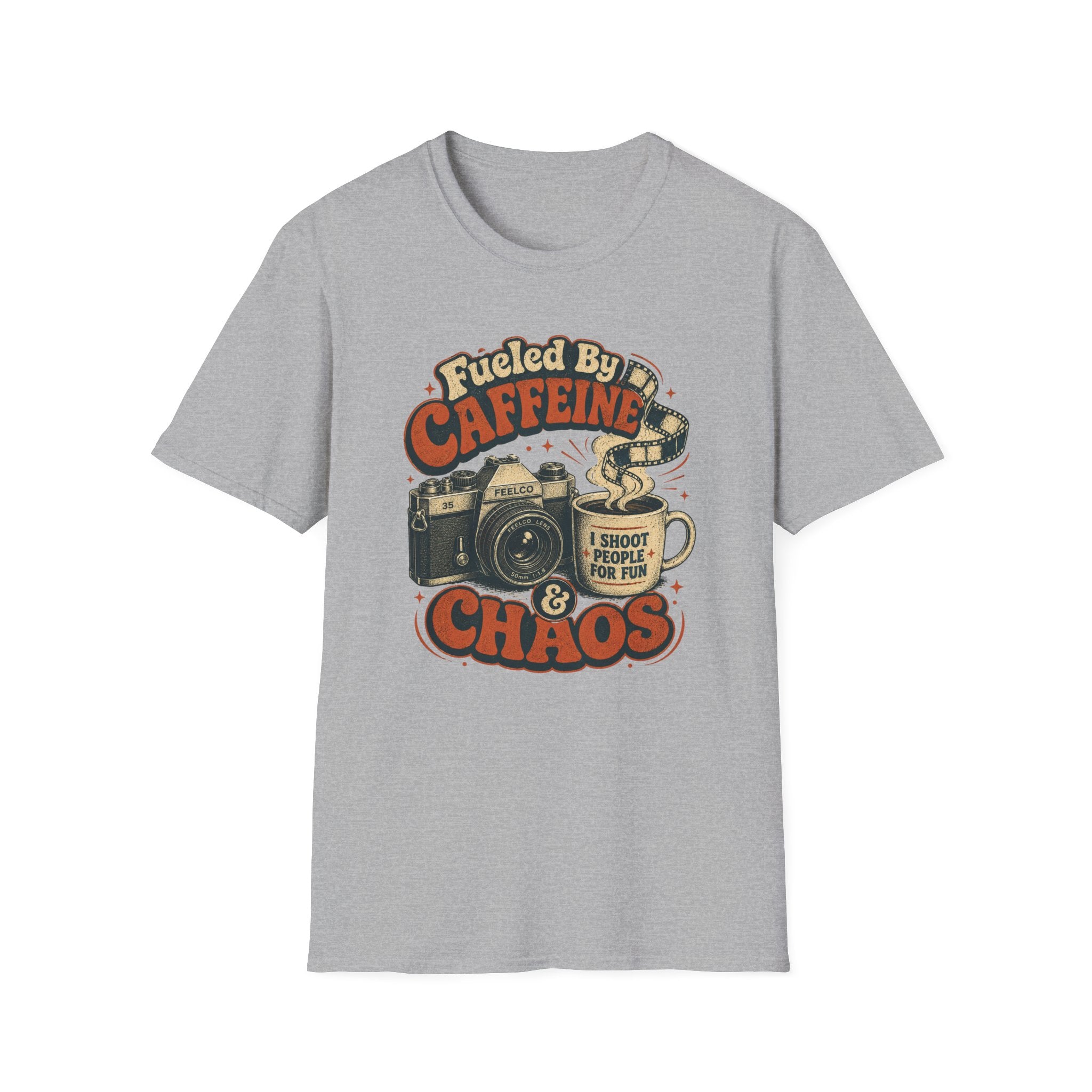 Fueled By Caffeine & Chaos T-Shirt
