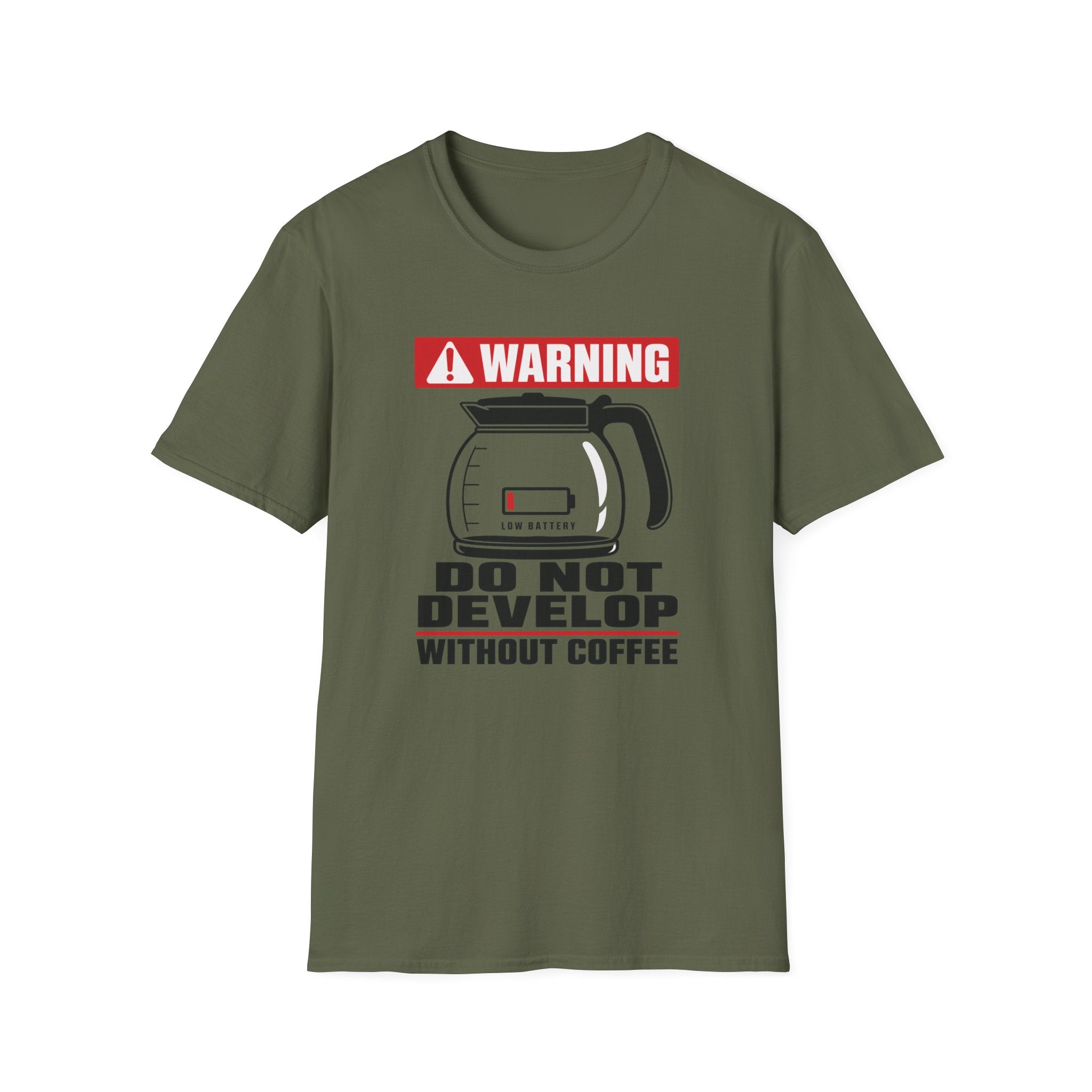 Do Not Develop Without Coffee T-Shirt