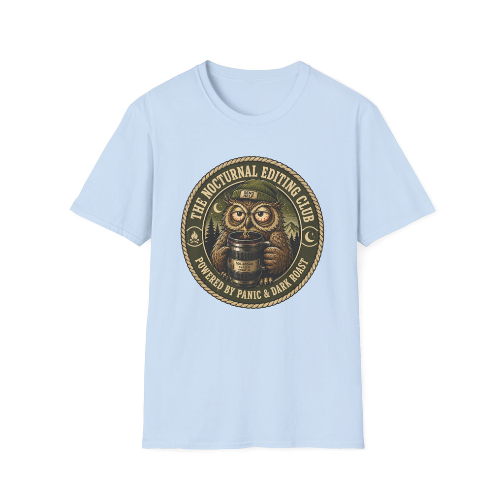 Nocturnal Editing Club Logo - Tshirt