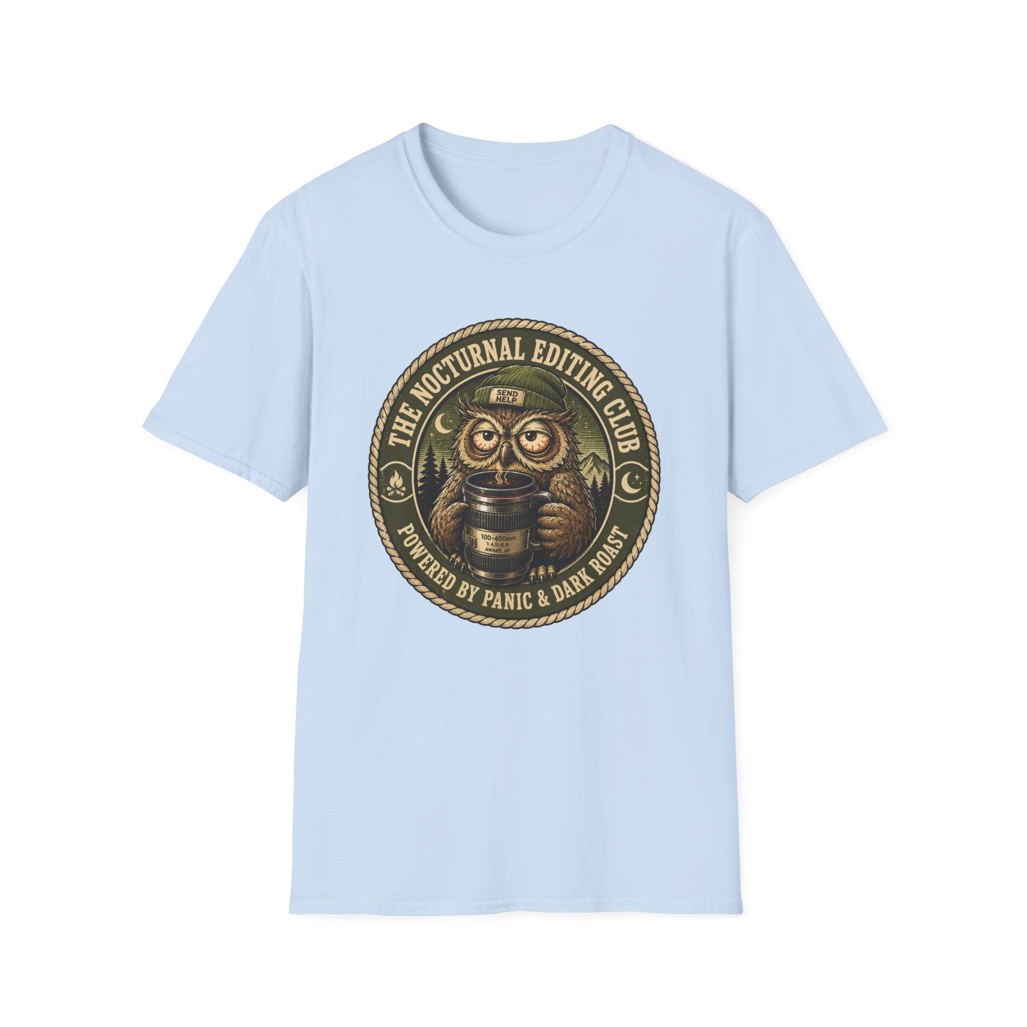 Nocturnal Editing Club Logo - Tshirt