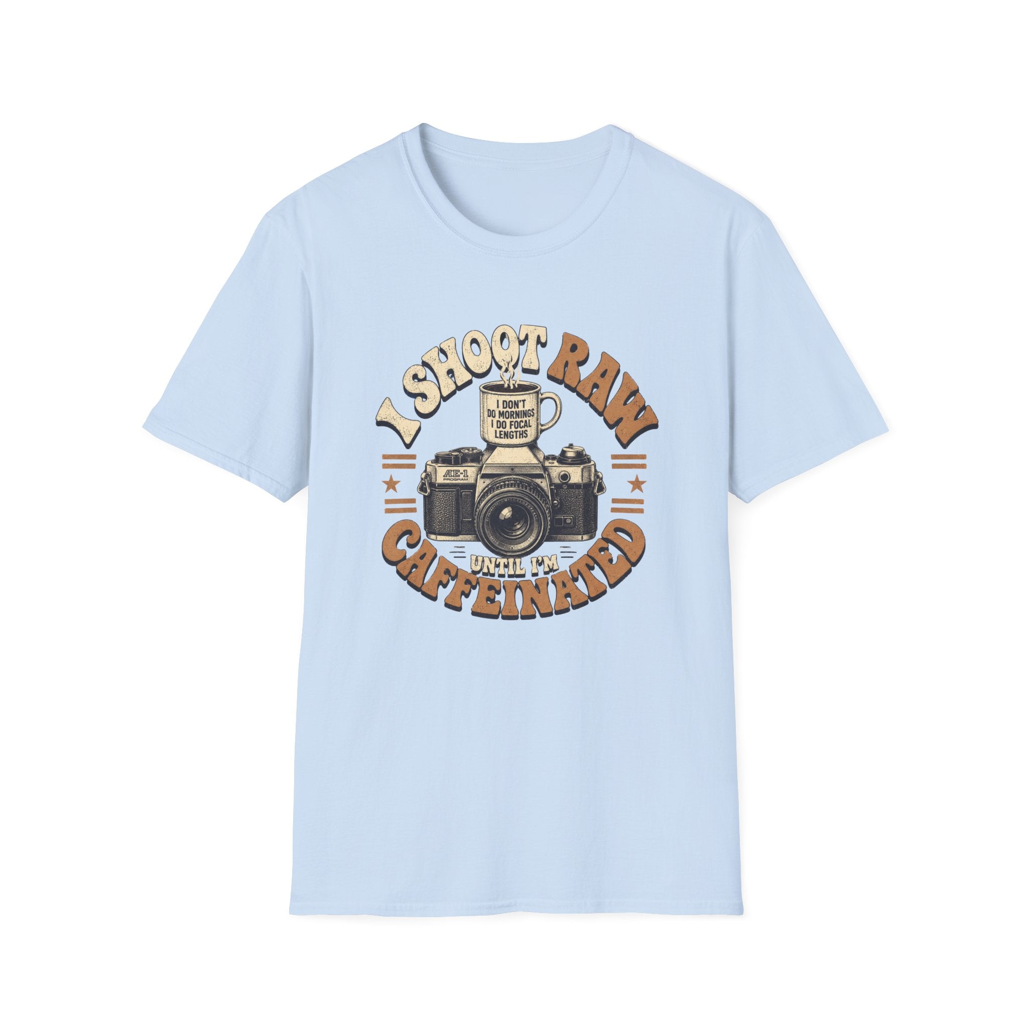 Shoot Raw, Coffee First - Tshirt