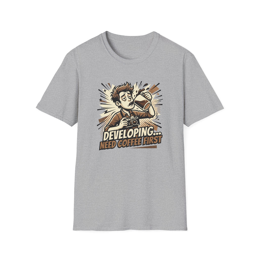 Developing Need Coffee First 2 T-Shirt
