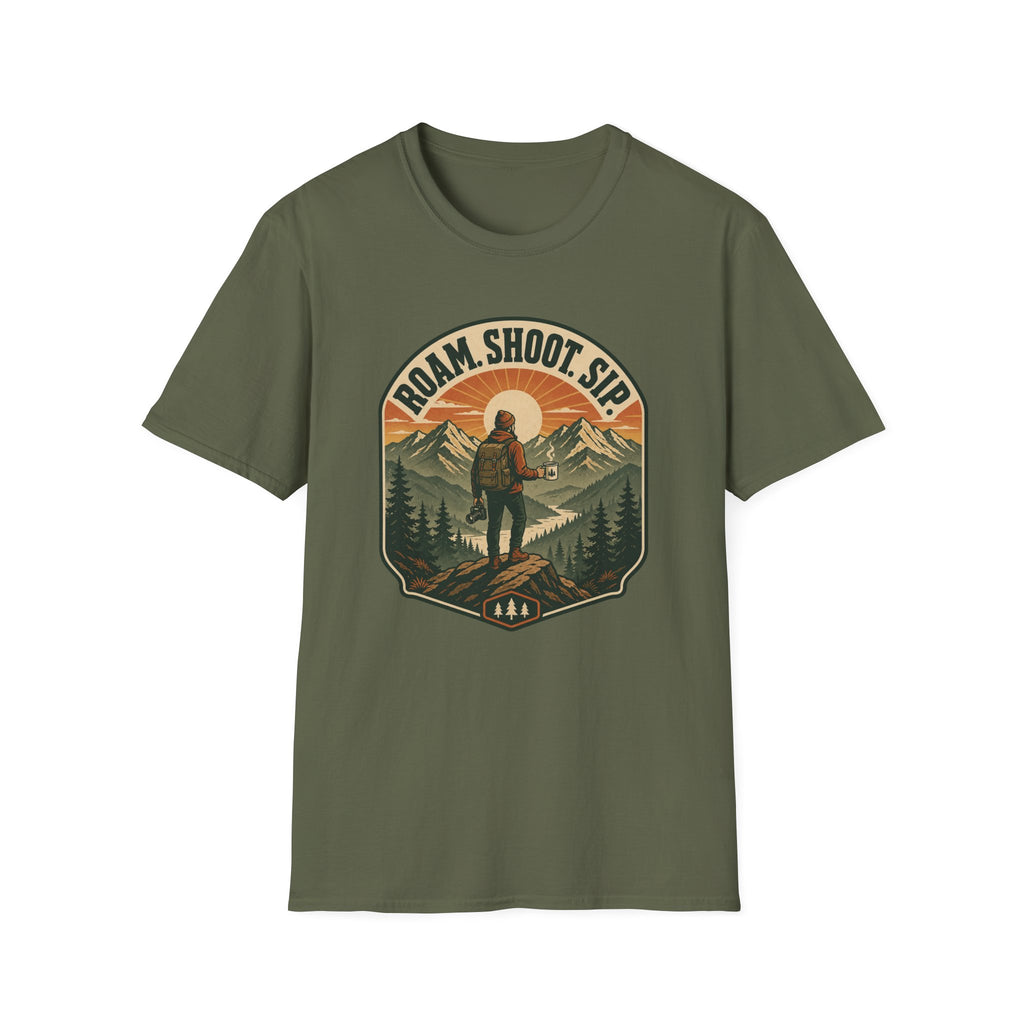 Roam Shoot Sip 2 T-Shirt