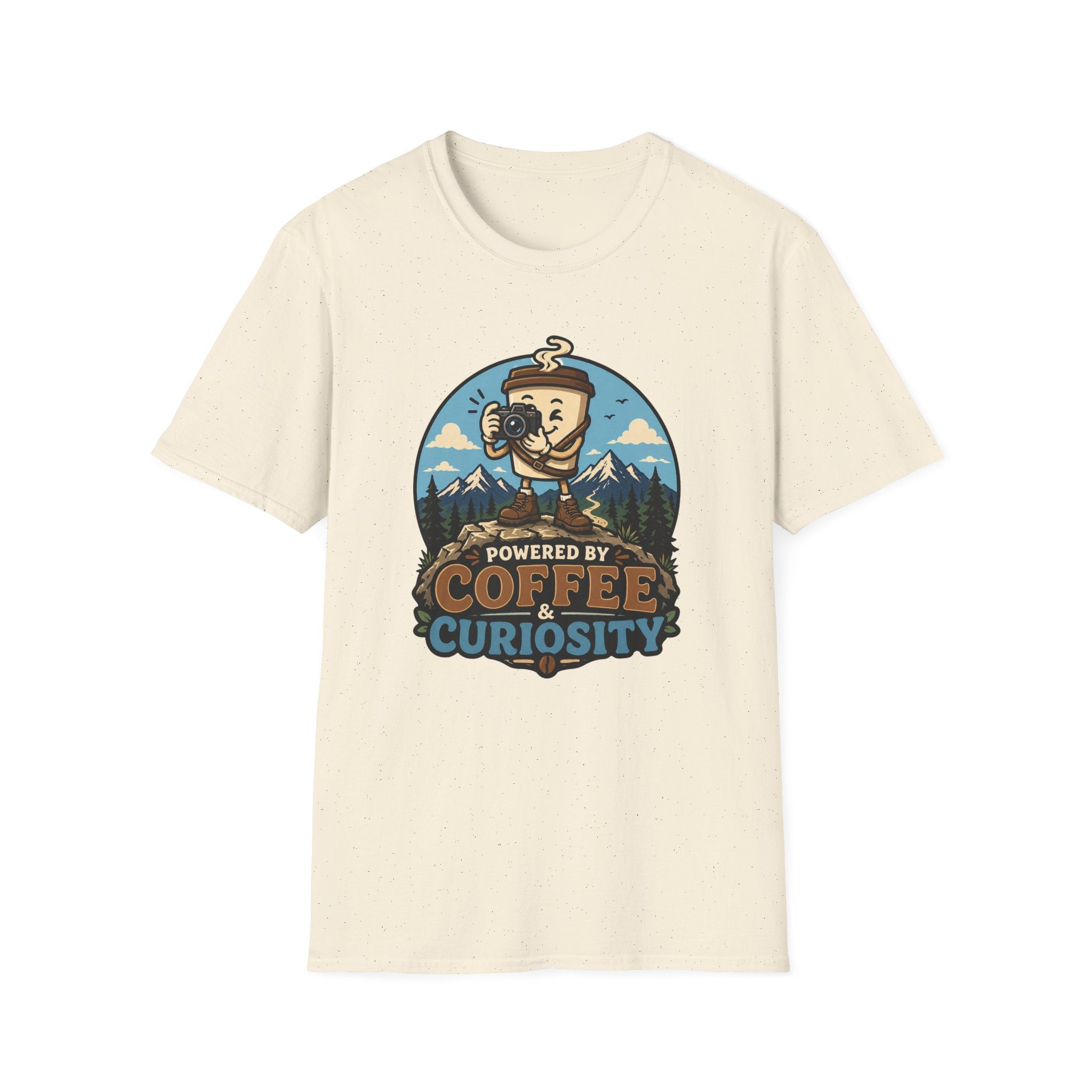 Powered by Coffee & Curiousity T-Shirt