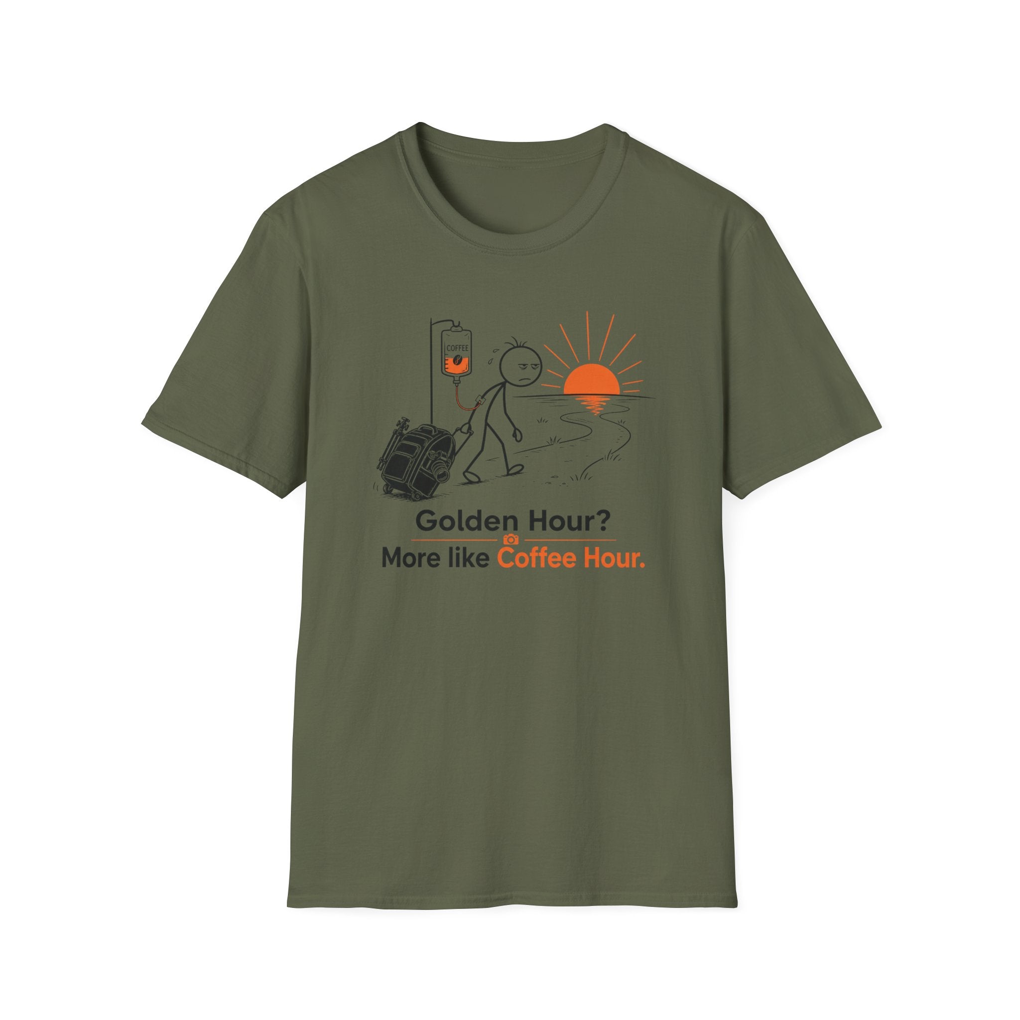 Golden Hour More Like Coffee Hour 2 T-Shirt