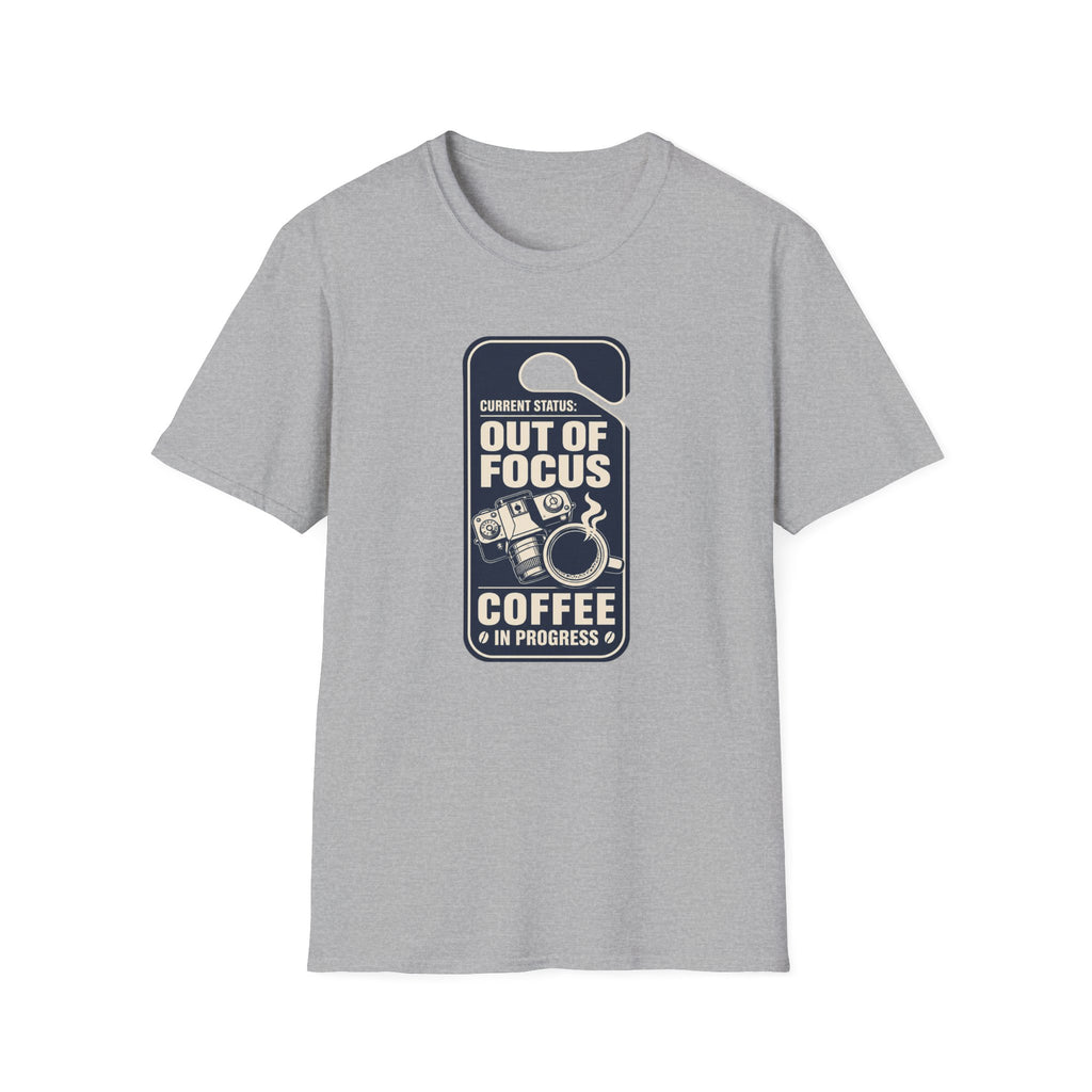 Out Of Focus, Coffee In Progress T-shirt