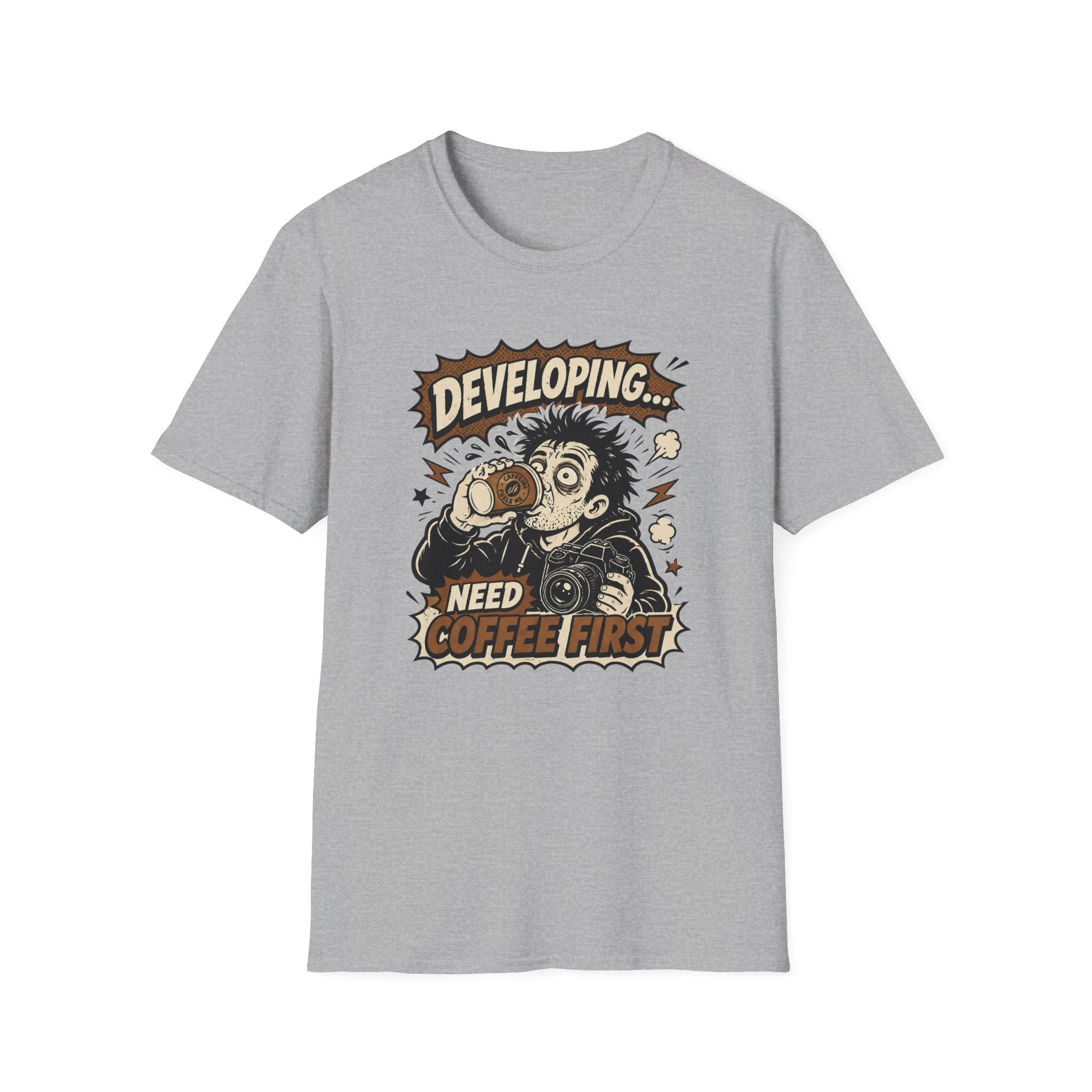 Developing Need Coffee First T-Shirt