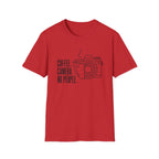 Coffee & Camera Fusion Art - T-Shirt