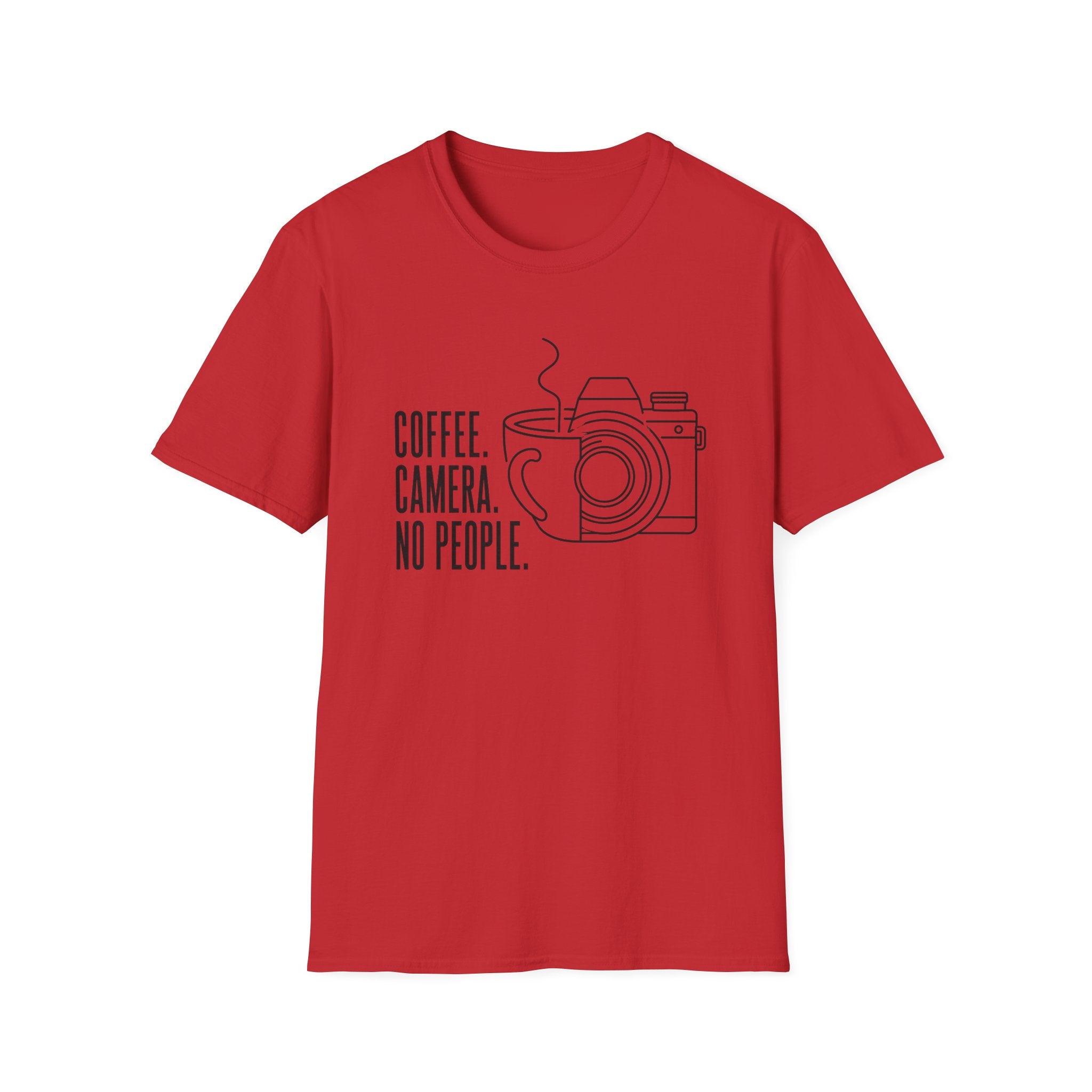 Coffee & Camera Fusion Art - T-Shirt