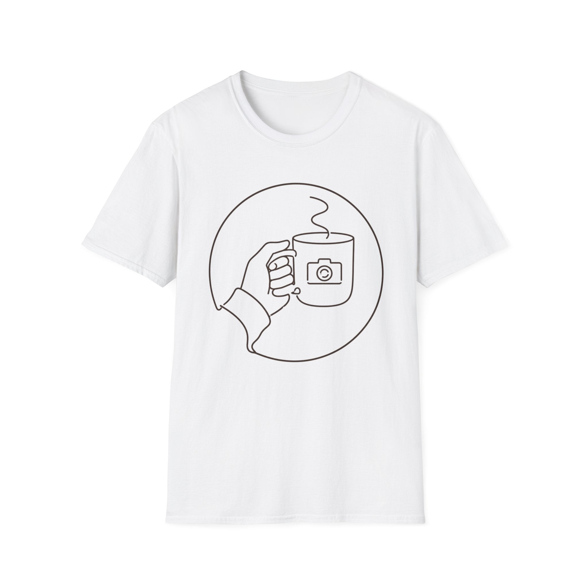 Hand Cup Line Art T-Shirt