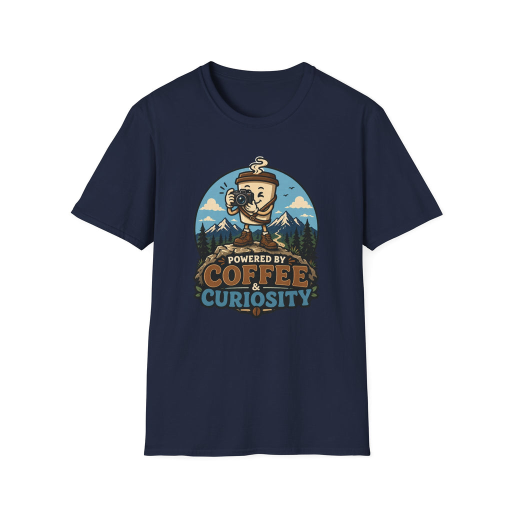 Powered by Coffee & Curiousity T-Shirt