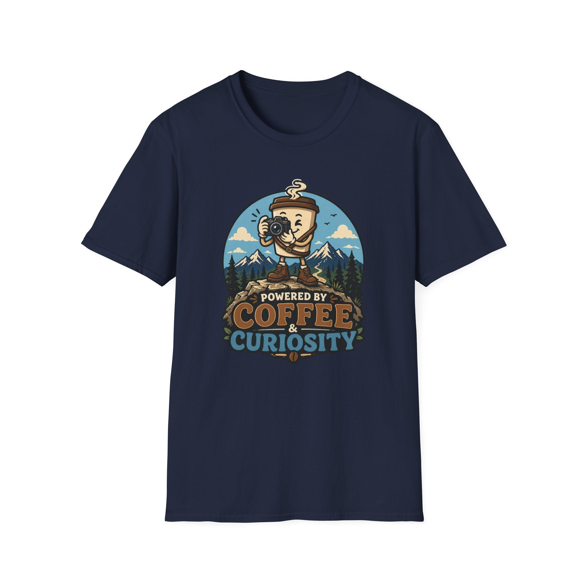 Powered by Coffee & Curiousity T-Shirt