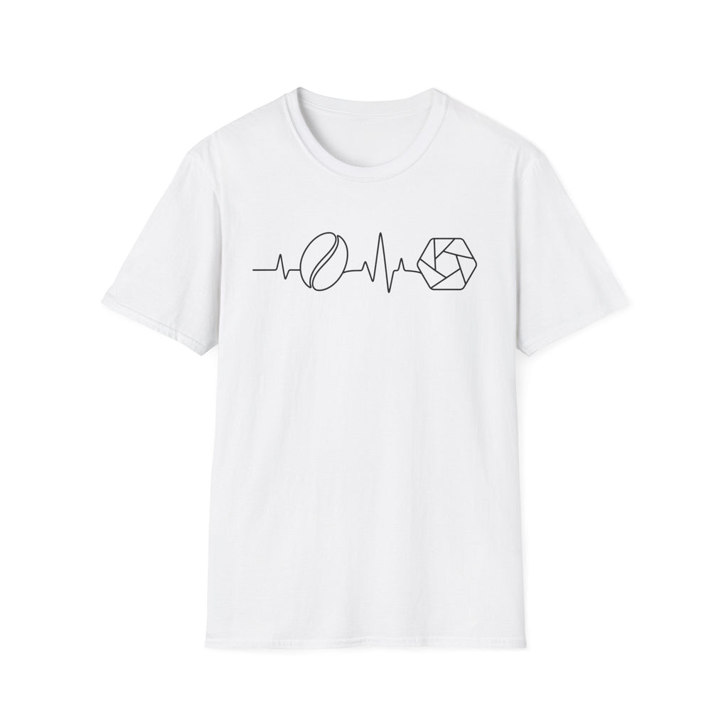 Coffee Lens Heartbeat T-Shirt