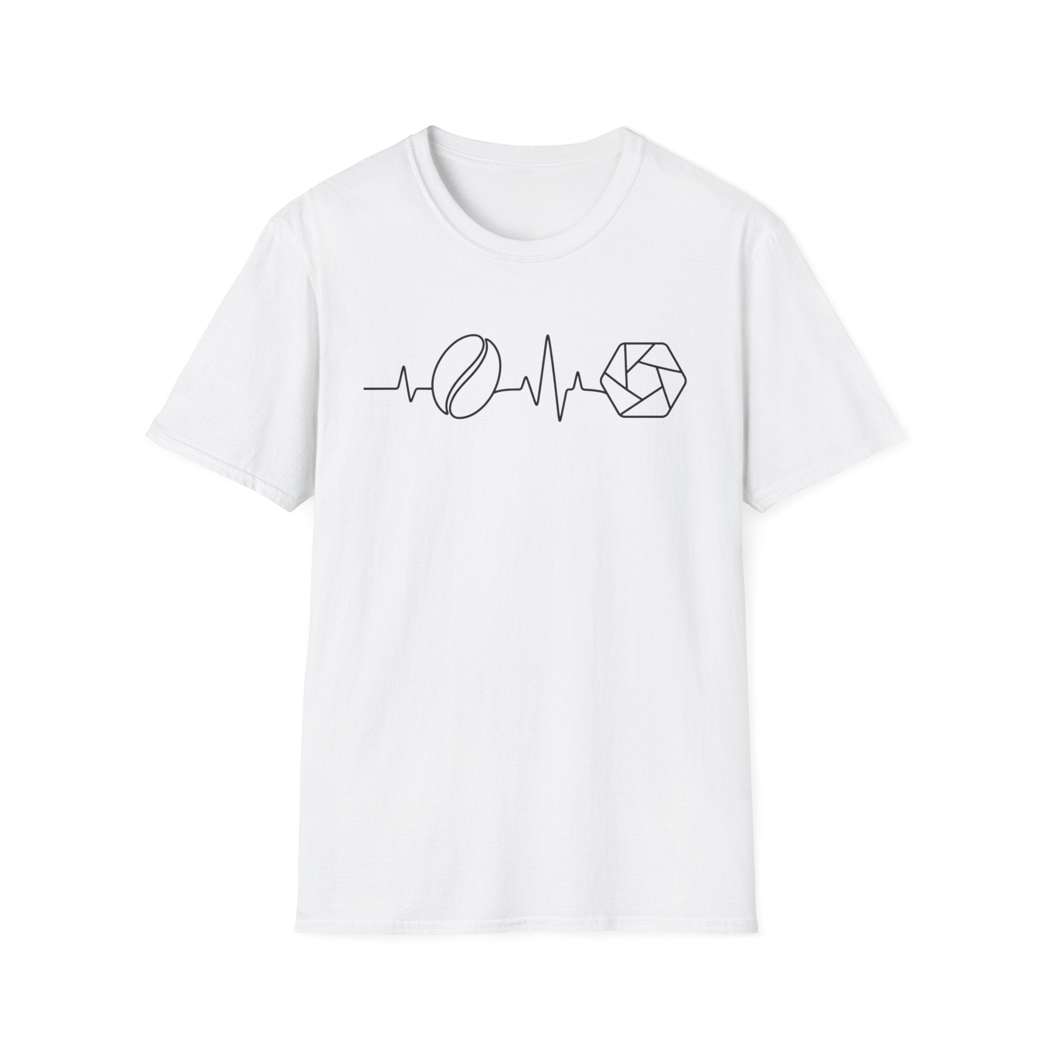 Coffee Lens Heartbeat T-Shirt