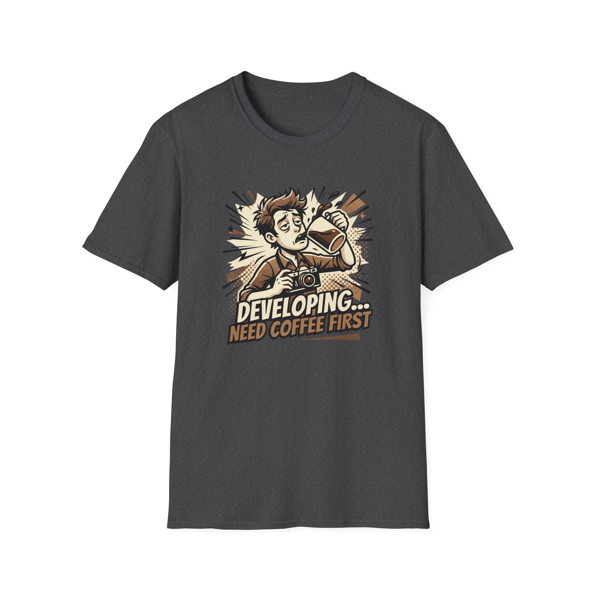 Developing Need Coffee First 2 T-Shirt