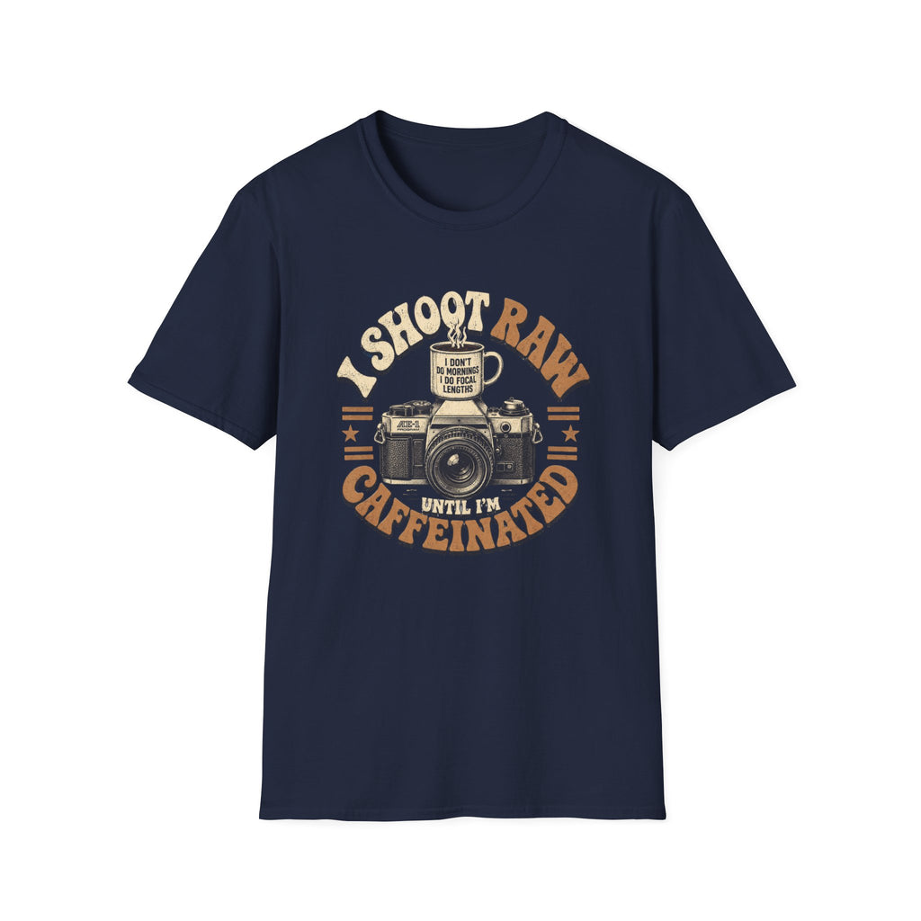 Shoot Raw, Coffee First - Tshirt