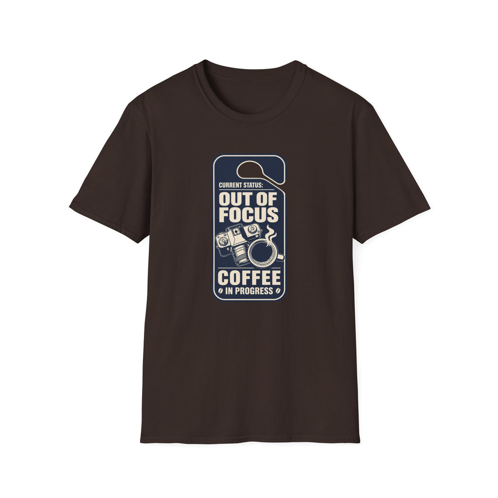 Out Of Focus, Coffee In Progress T-shirt
