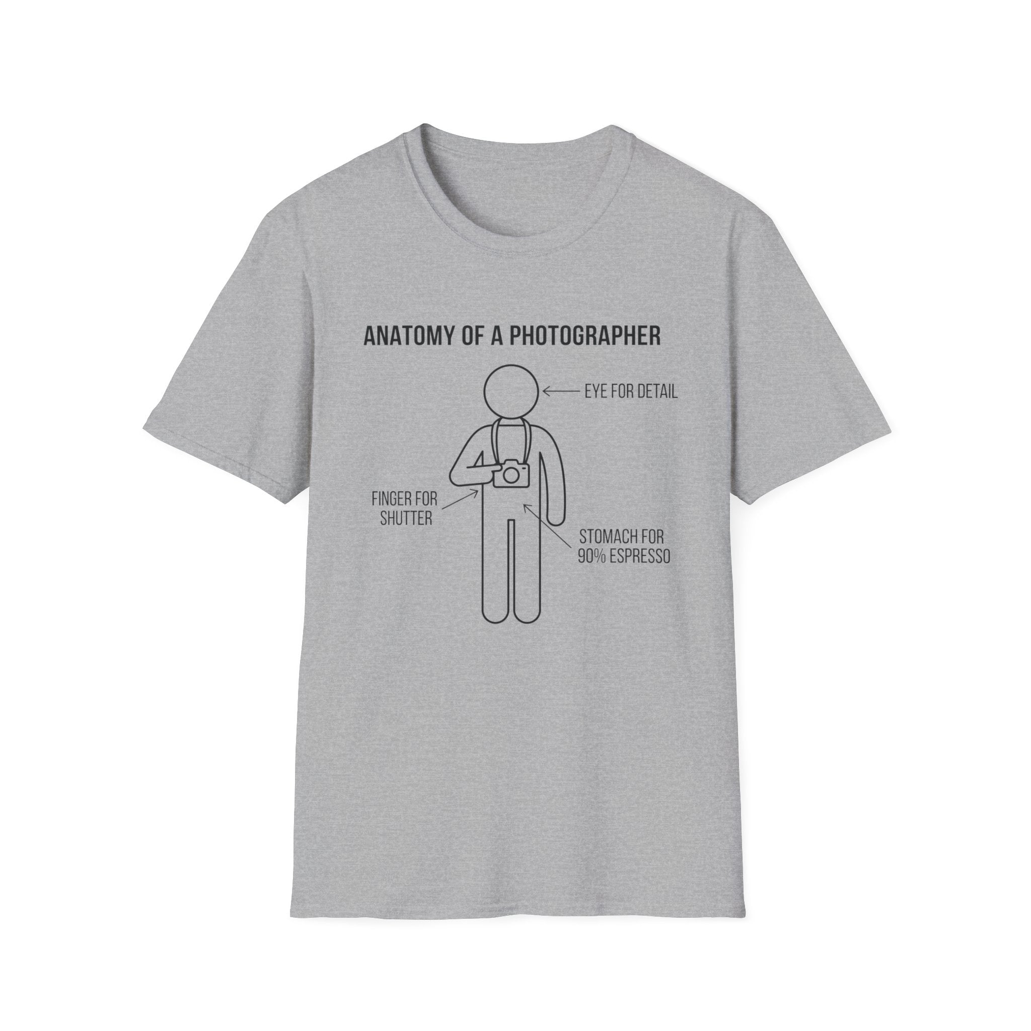 Anatomy of a Photographer T-Shirt