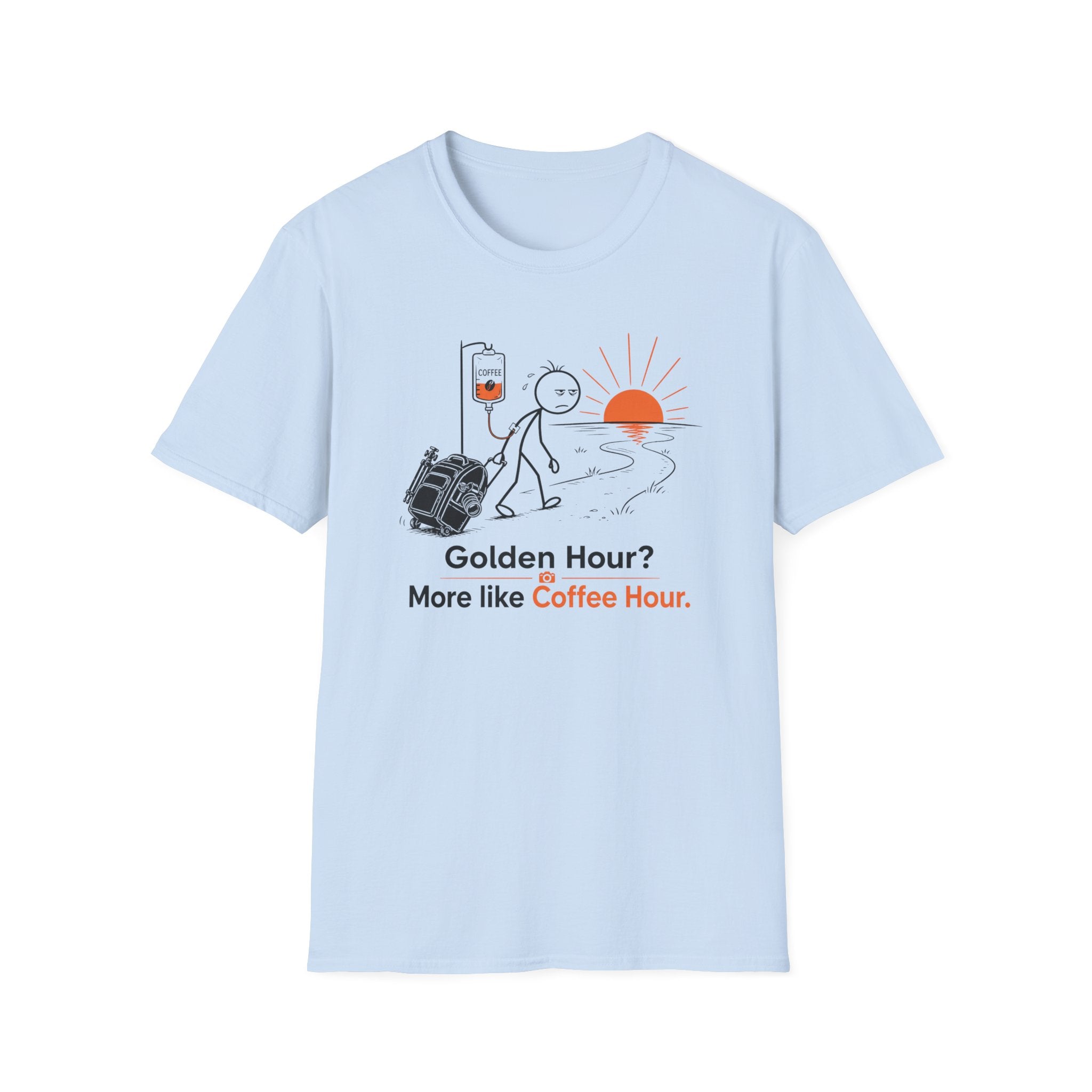 Golden Hour More Like Coffee Hour 2 T-Shirt