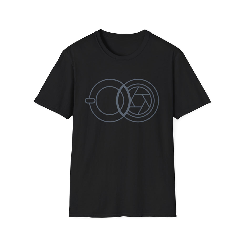 Geometric Cup & Lens Line T-Shirt