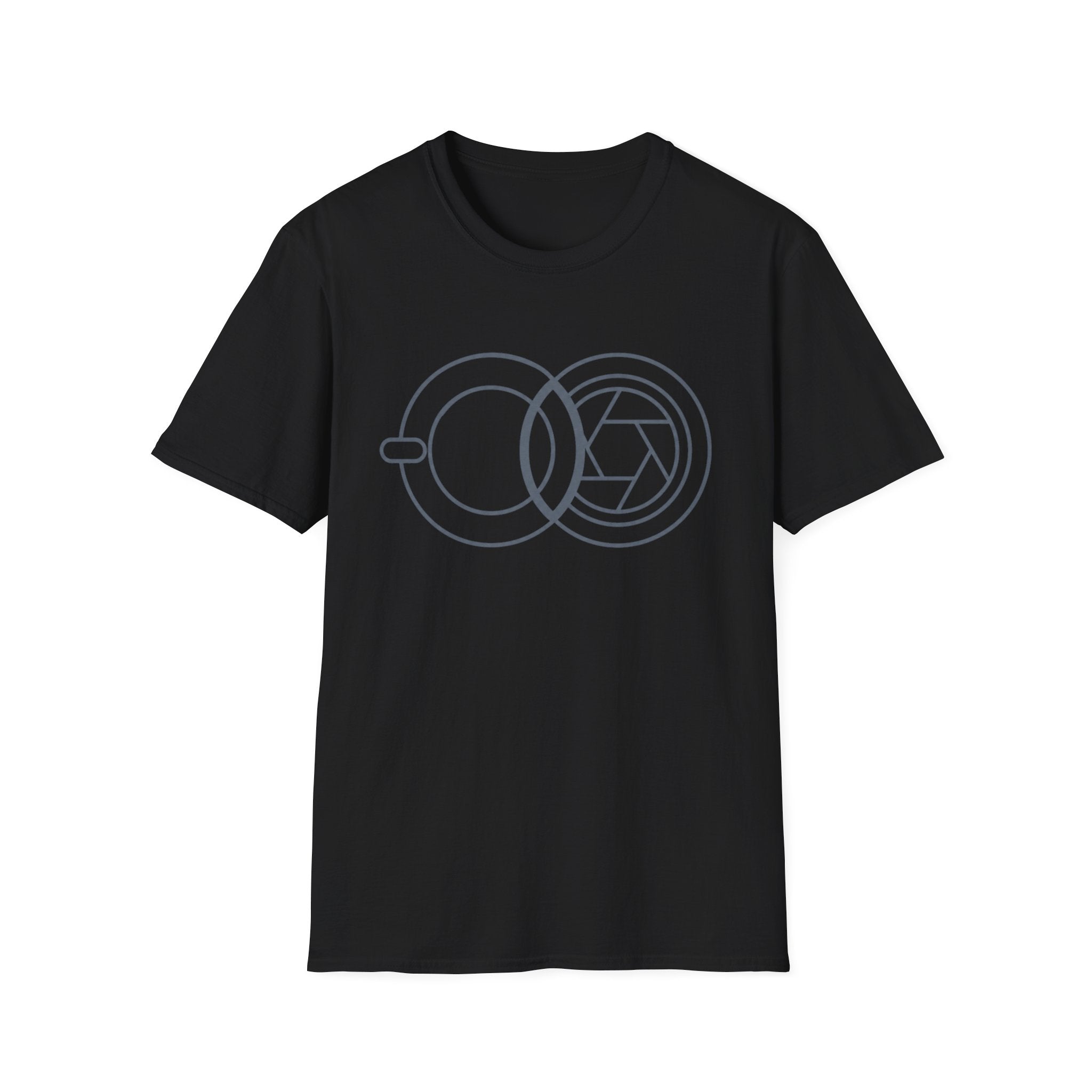 Geometric Cup & Lens Line T-Shirt